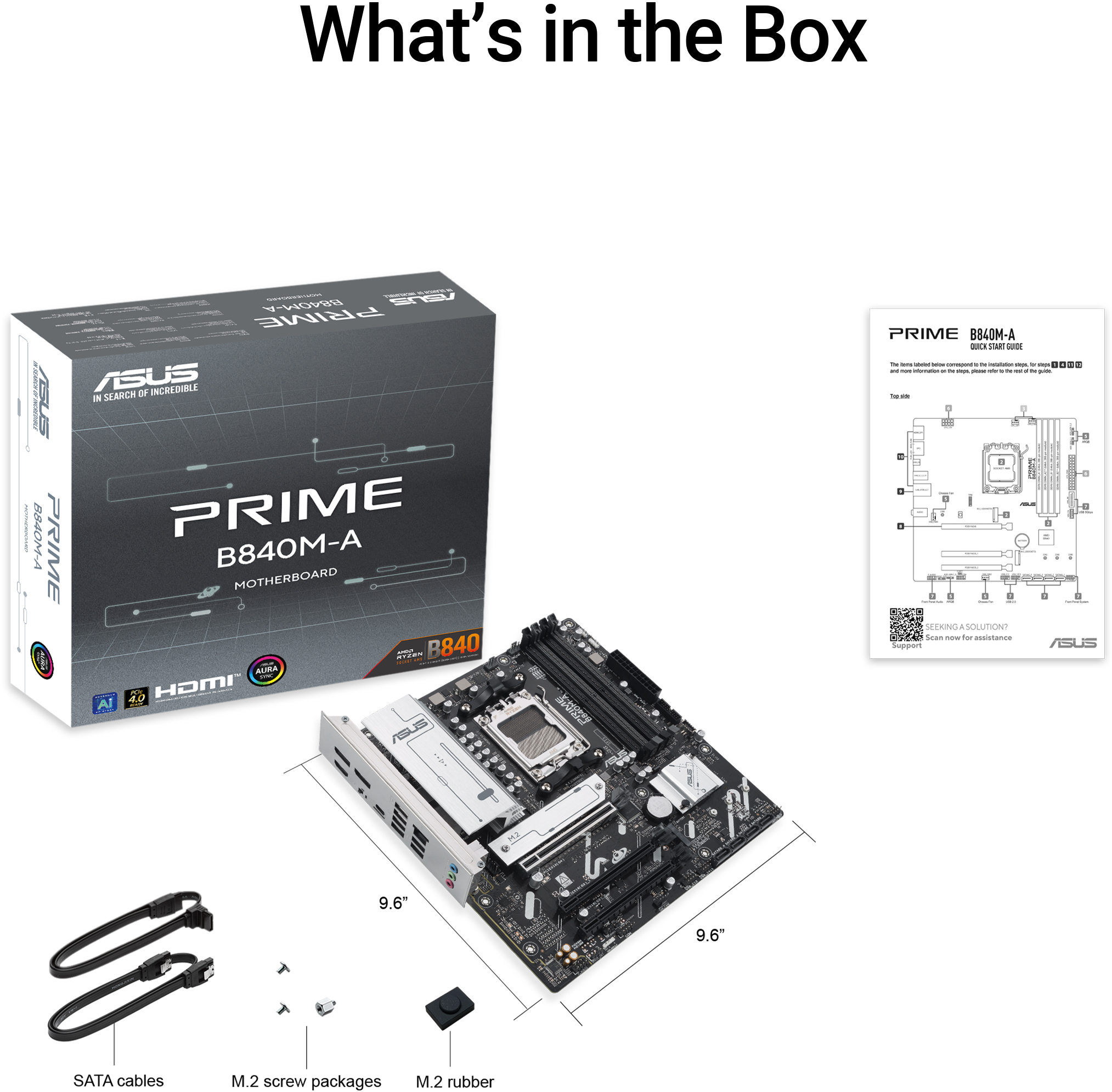 Asus - Placa Base Asus PRIME B840M-A-CSM