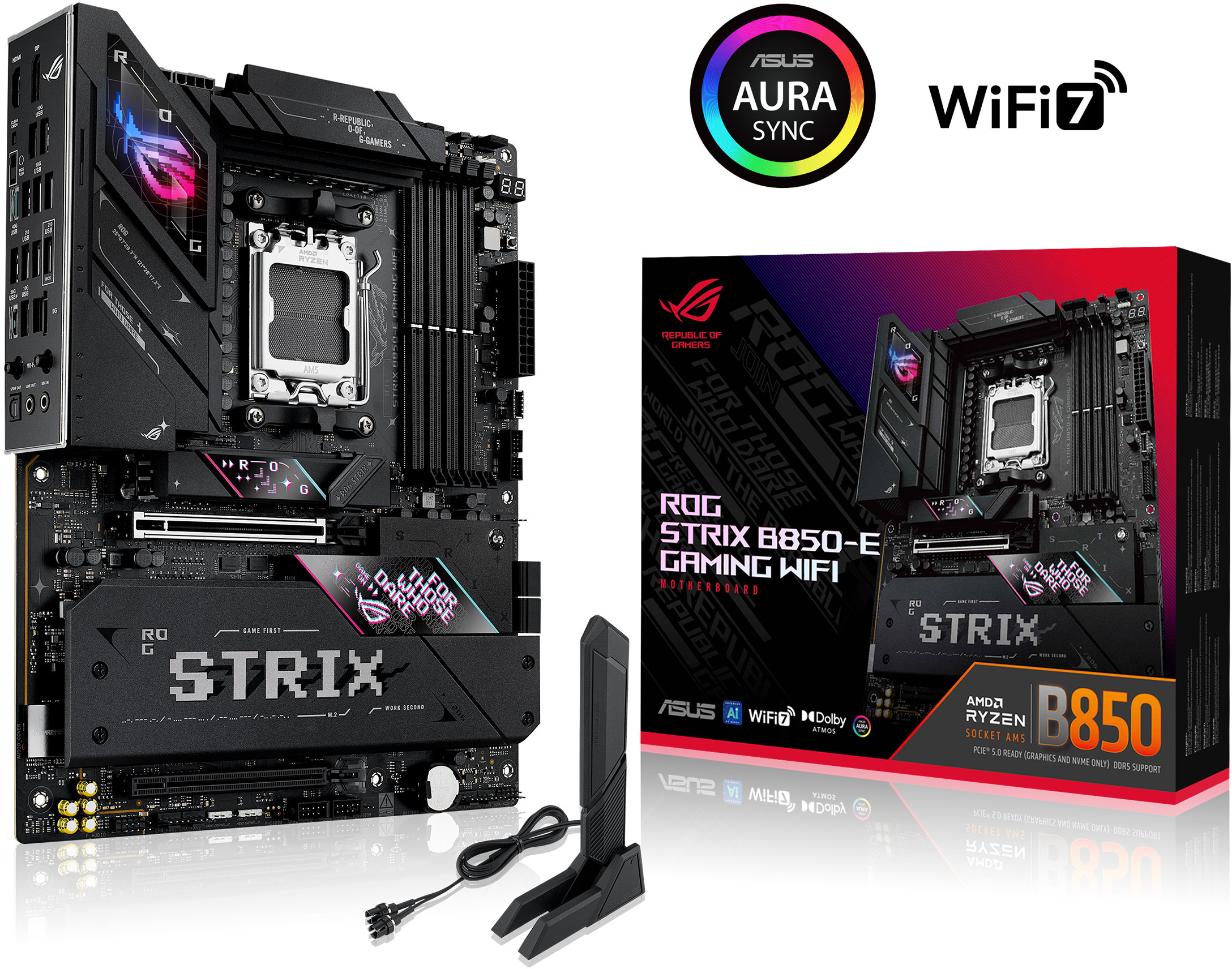 Asus - Placa Base Asus ROG Strix B850-E Gaming WiFi