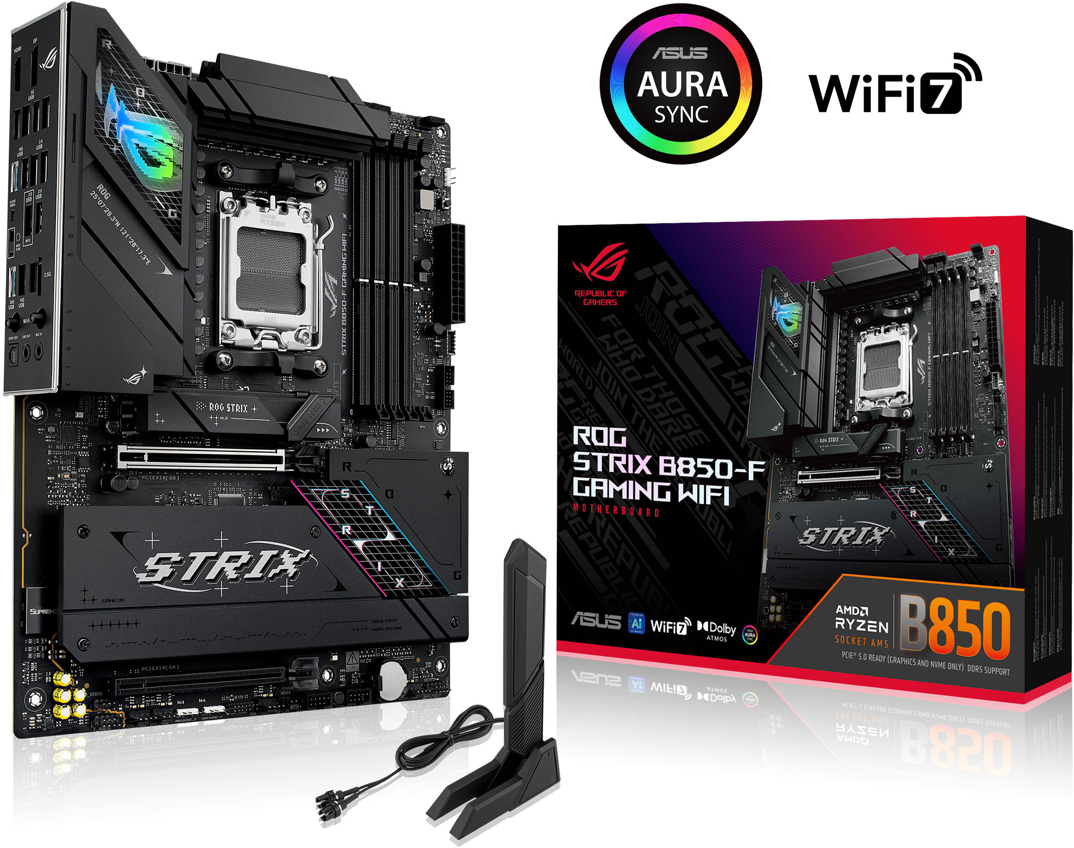 Asus - Placa Base Asus ROG Strix B850-F Gaming WiFi