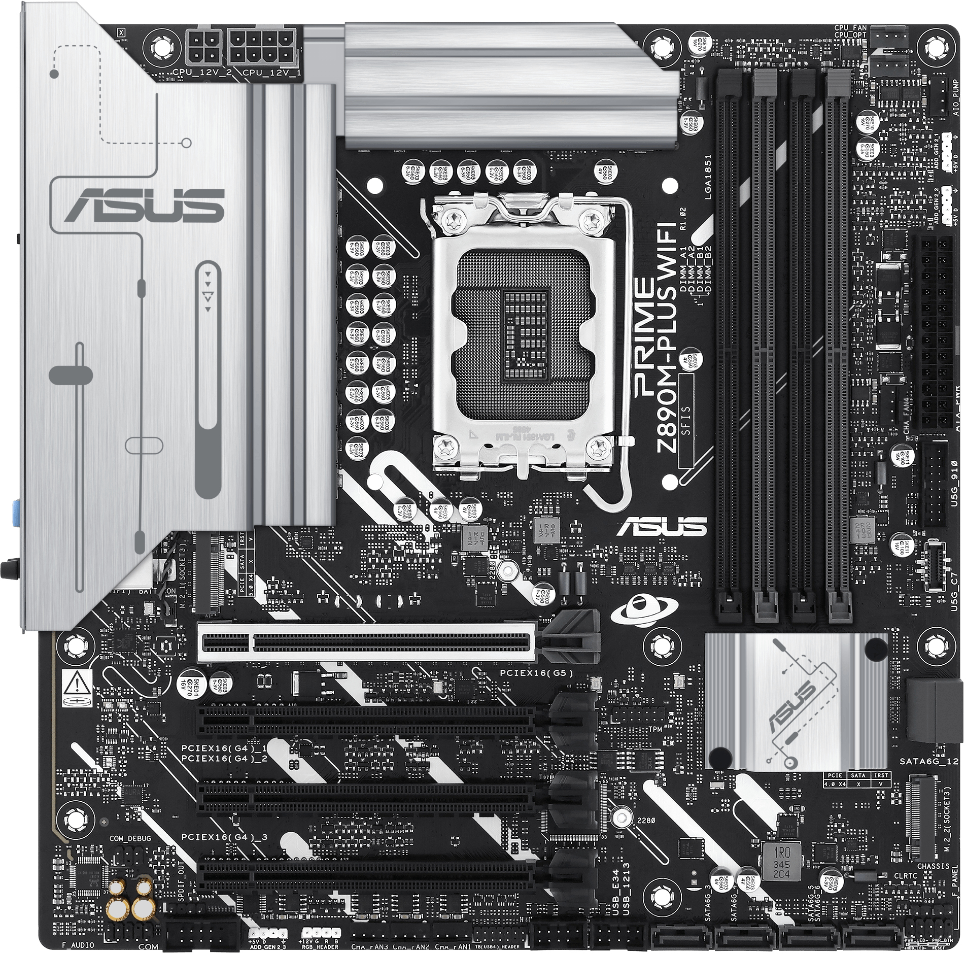 Placa Base Asus PRIME Z890M-Plus WiFi