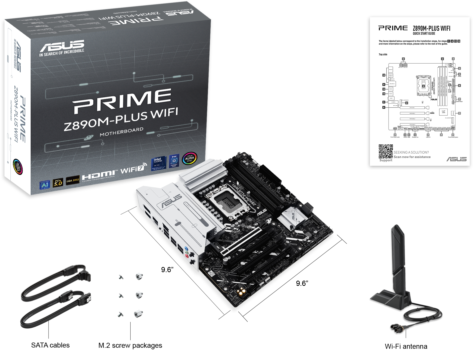 Asus - Placa Base Asus PRIME Z890M-Plus WiFi