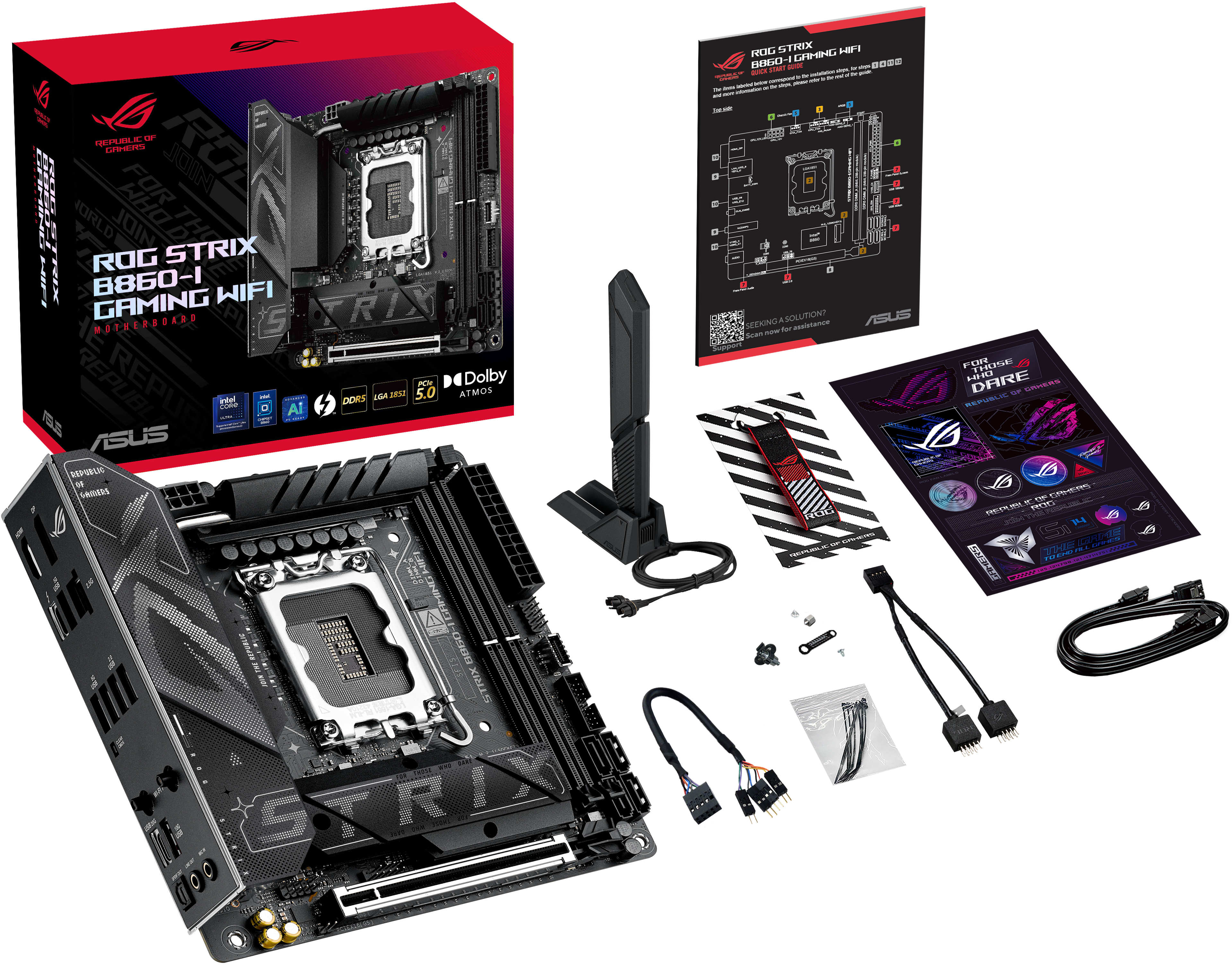 Asus - Placa Base Asus ROG Strix B860-I Gaming WiFi