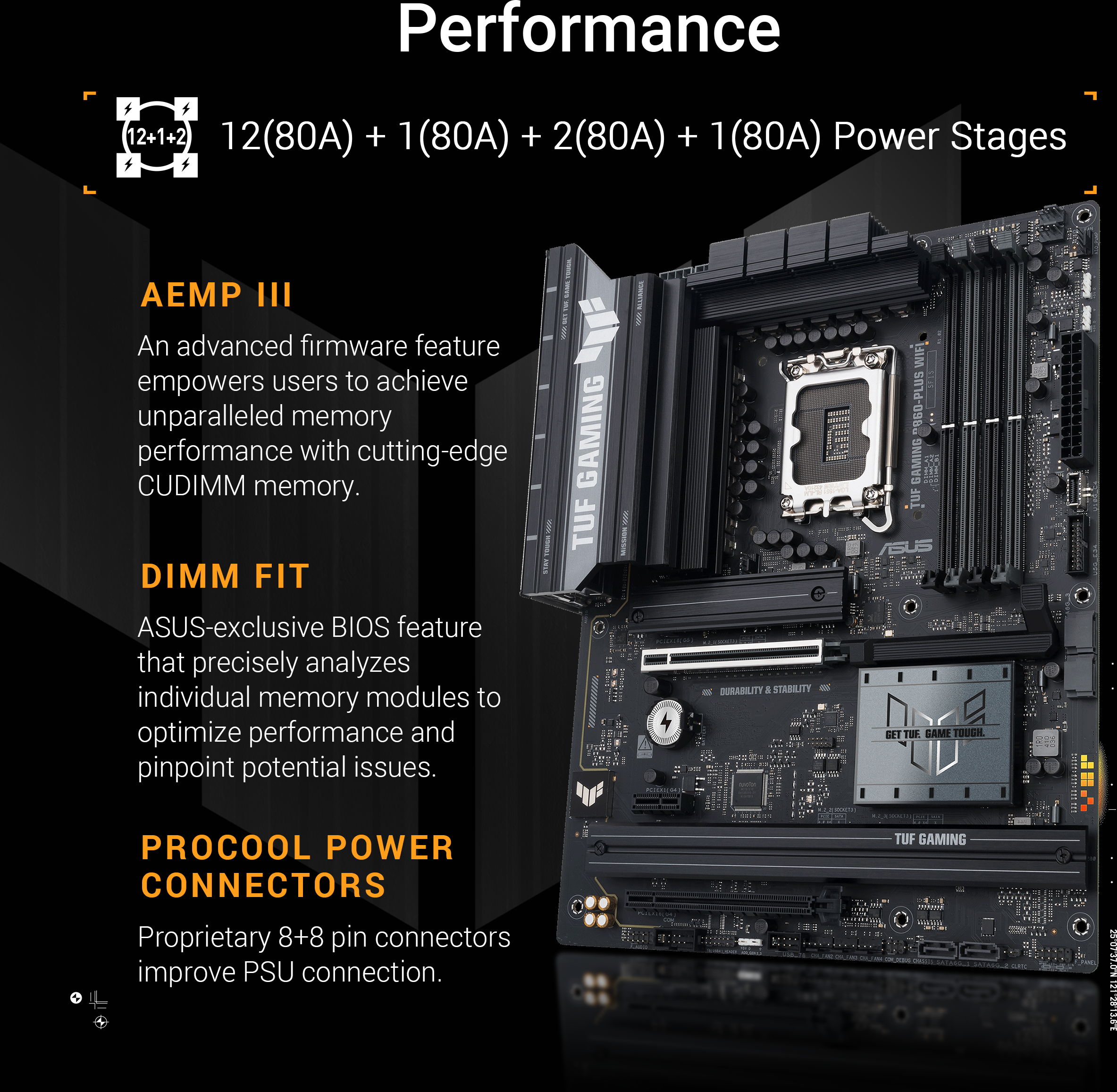 Asus - Placa Base Asus TUF B860-Plus Gaming WiFi