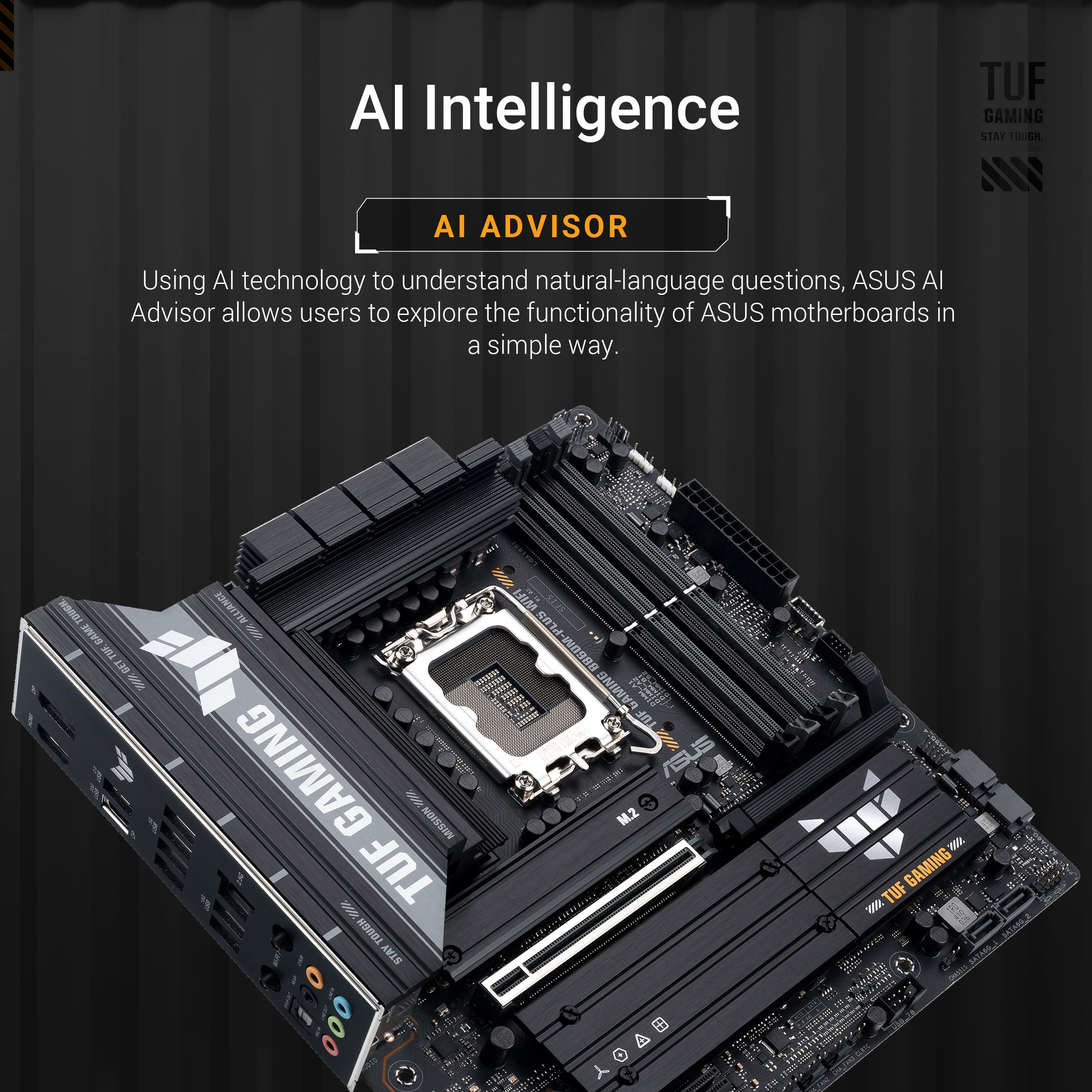 Asus - Placa Base Asus TUF B860M-Plus Gaming WiFi