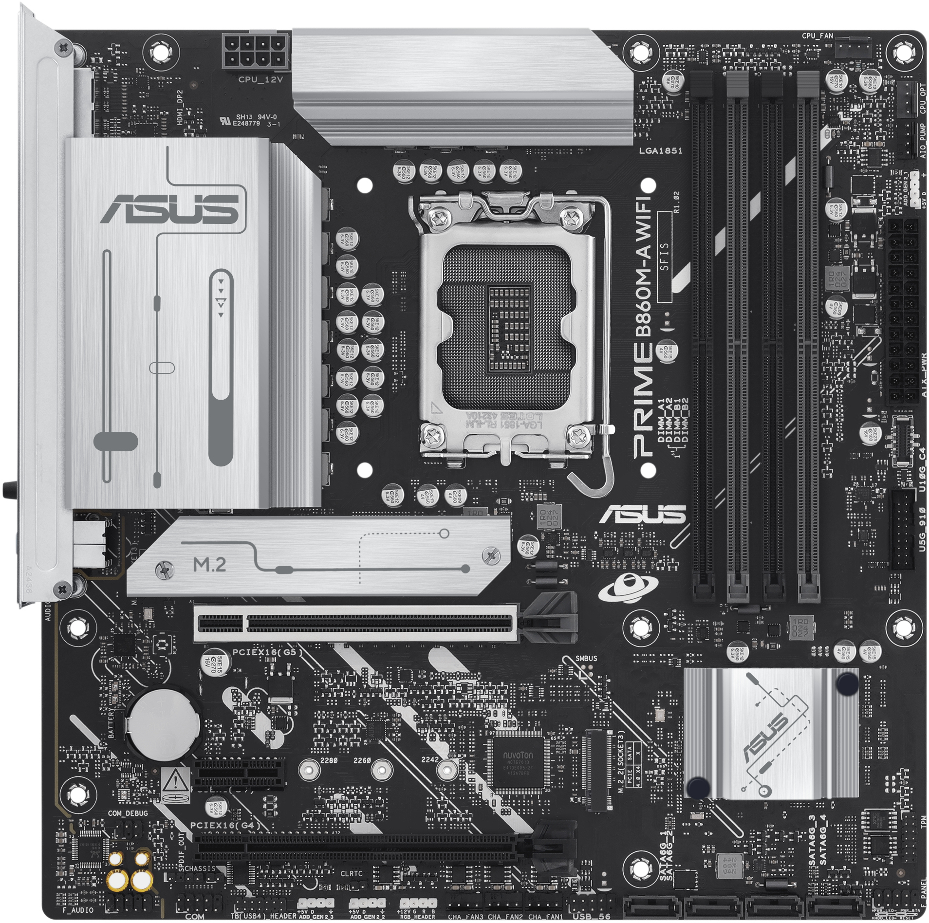 Asus - Placa Base Asus PRIME B860M-A WiFi