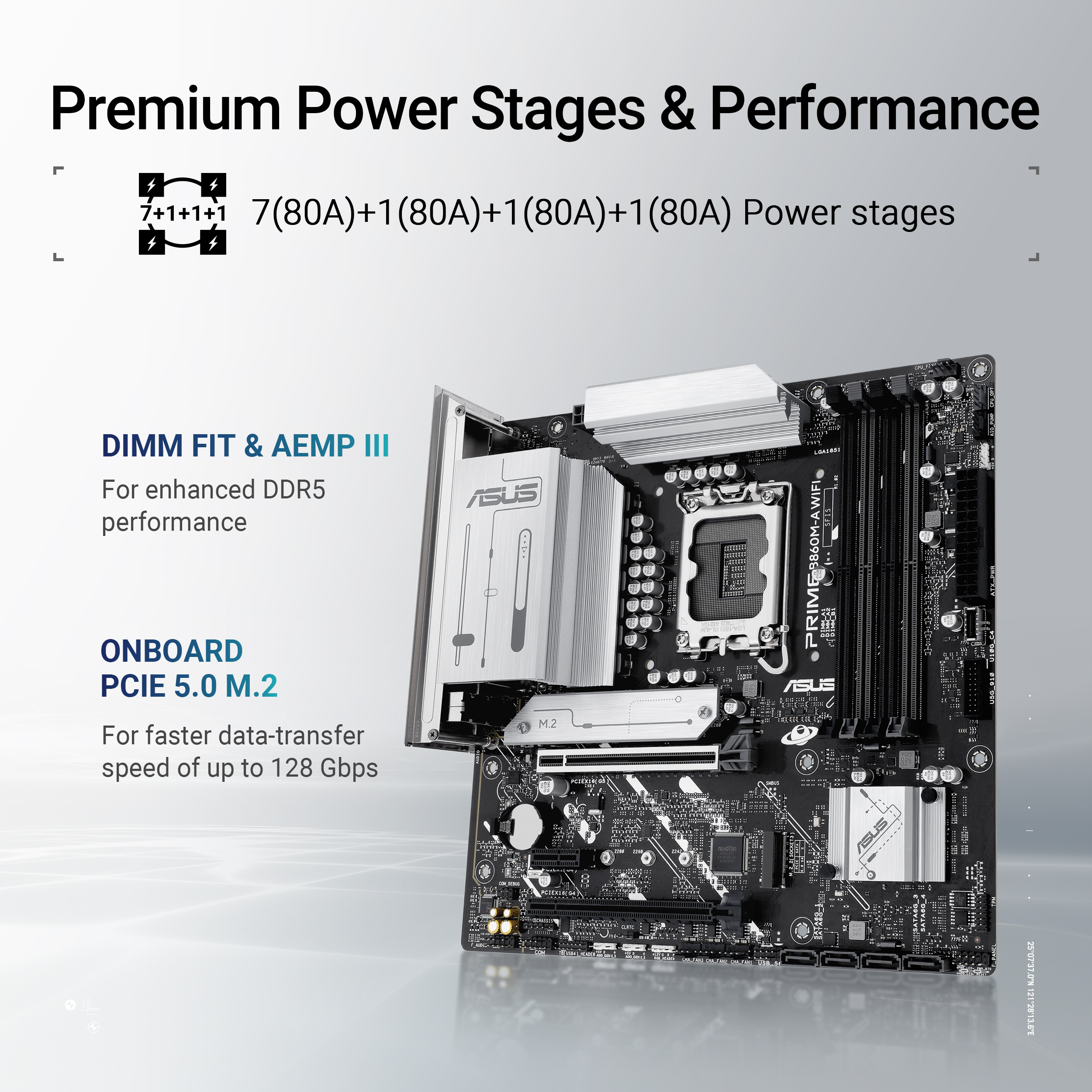 Asus - Placa Base Asus PRIME B860M-A WiFi