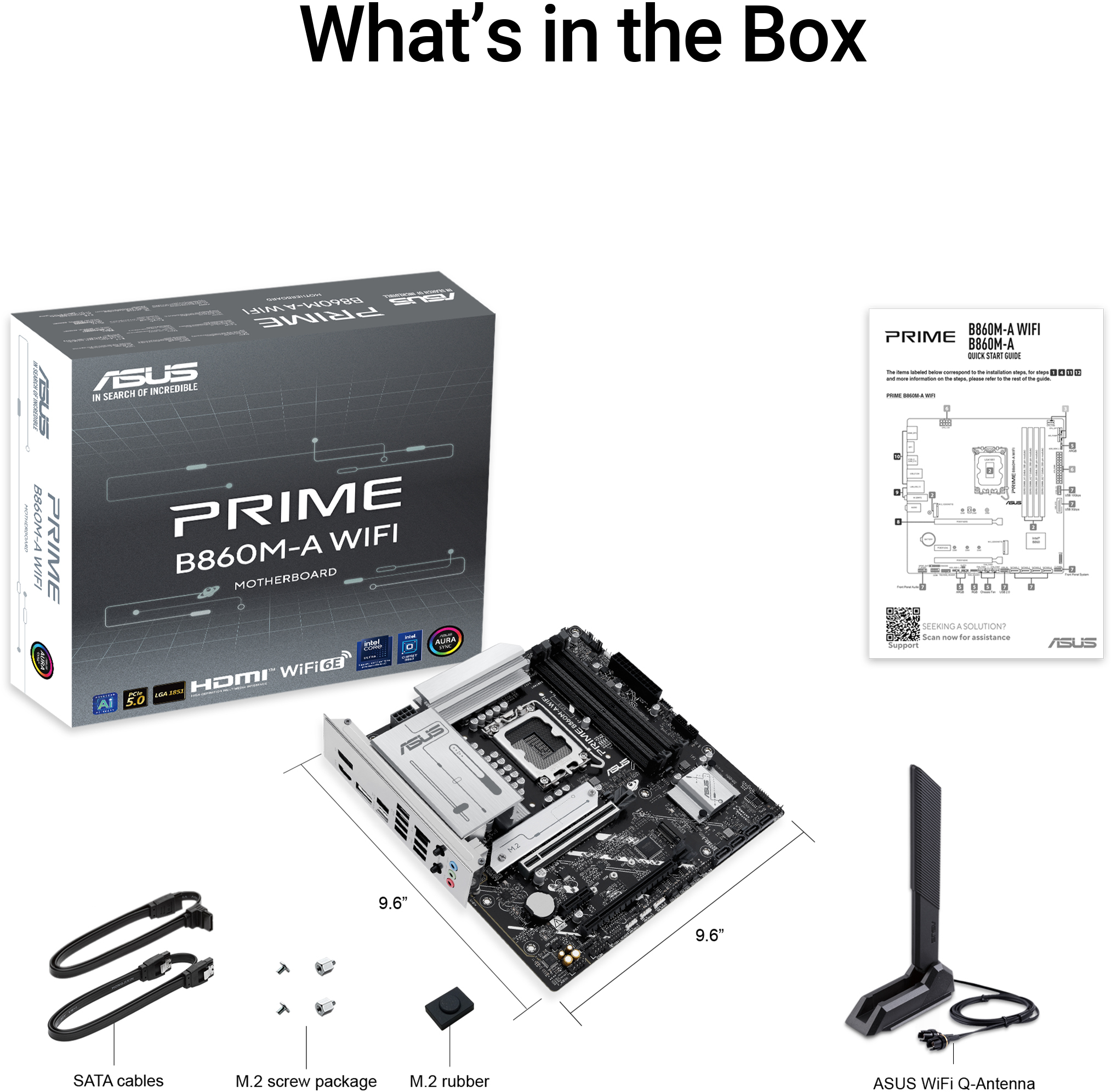 Asus - Placa Base Asus PRIME B860M-A WiFi