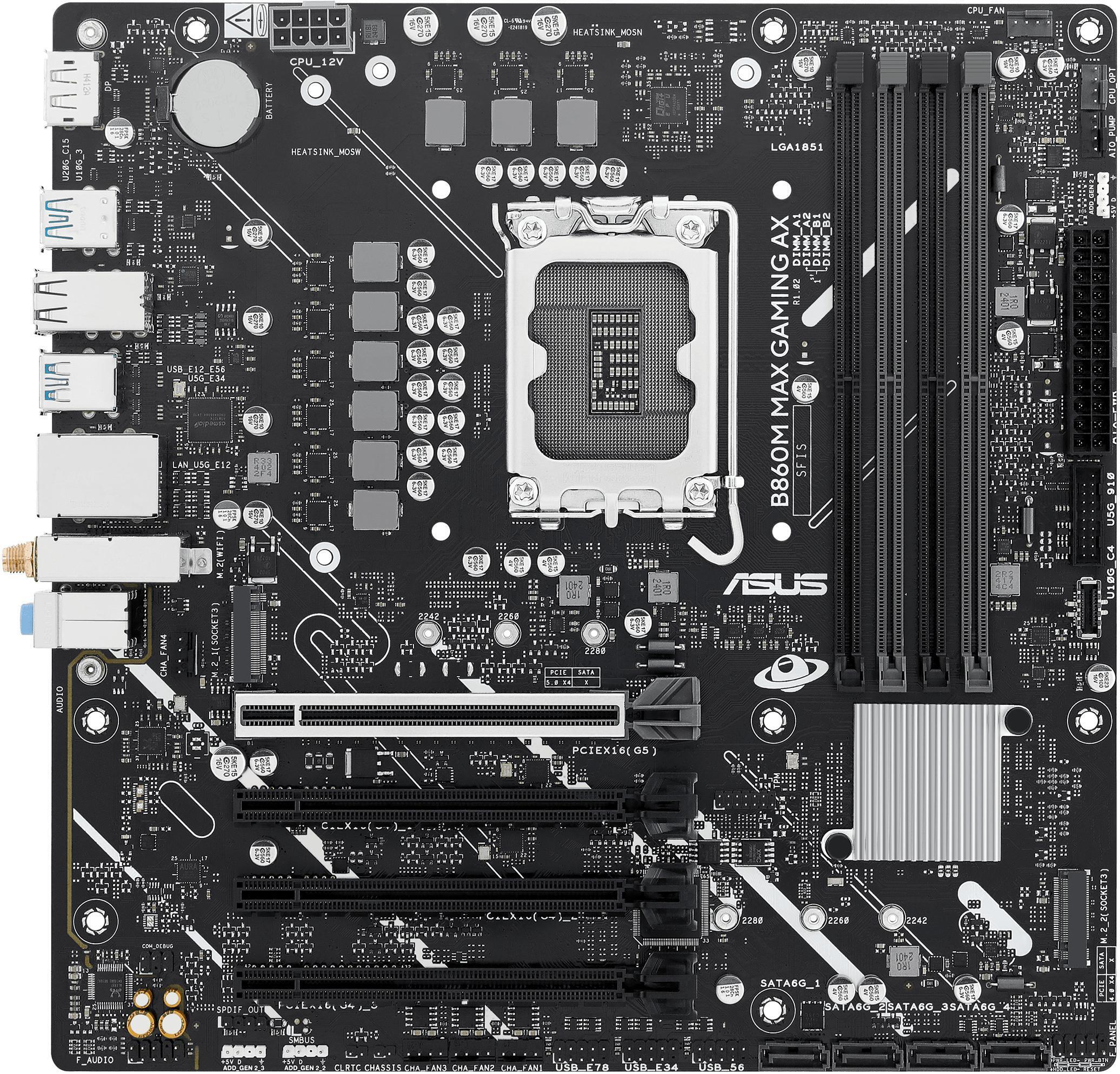 Asus - Placa Base Asus B860M MAX Gaming AX