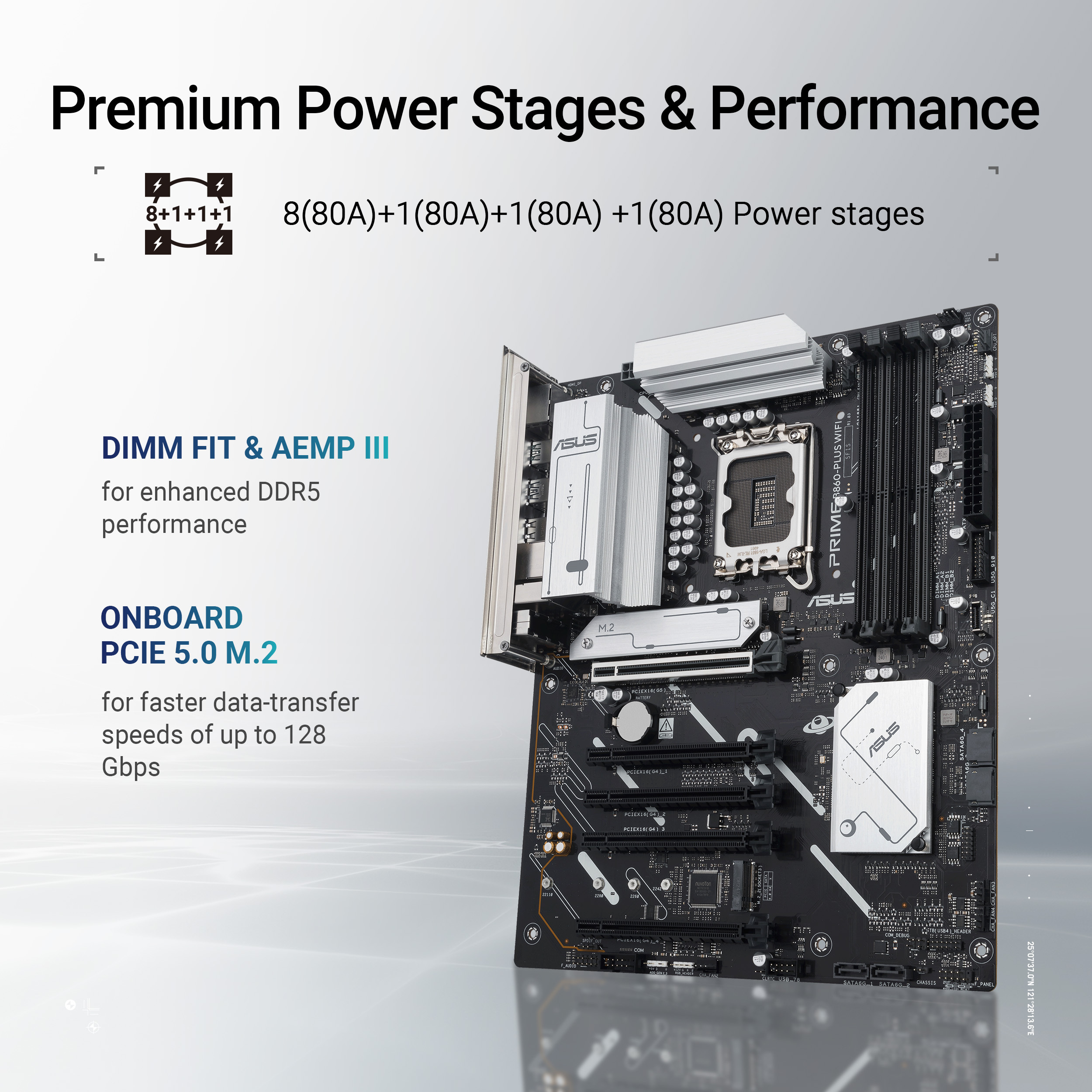 Asus - Placa Base Asus PRIME B860-PLUS WiFi