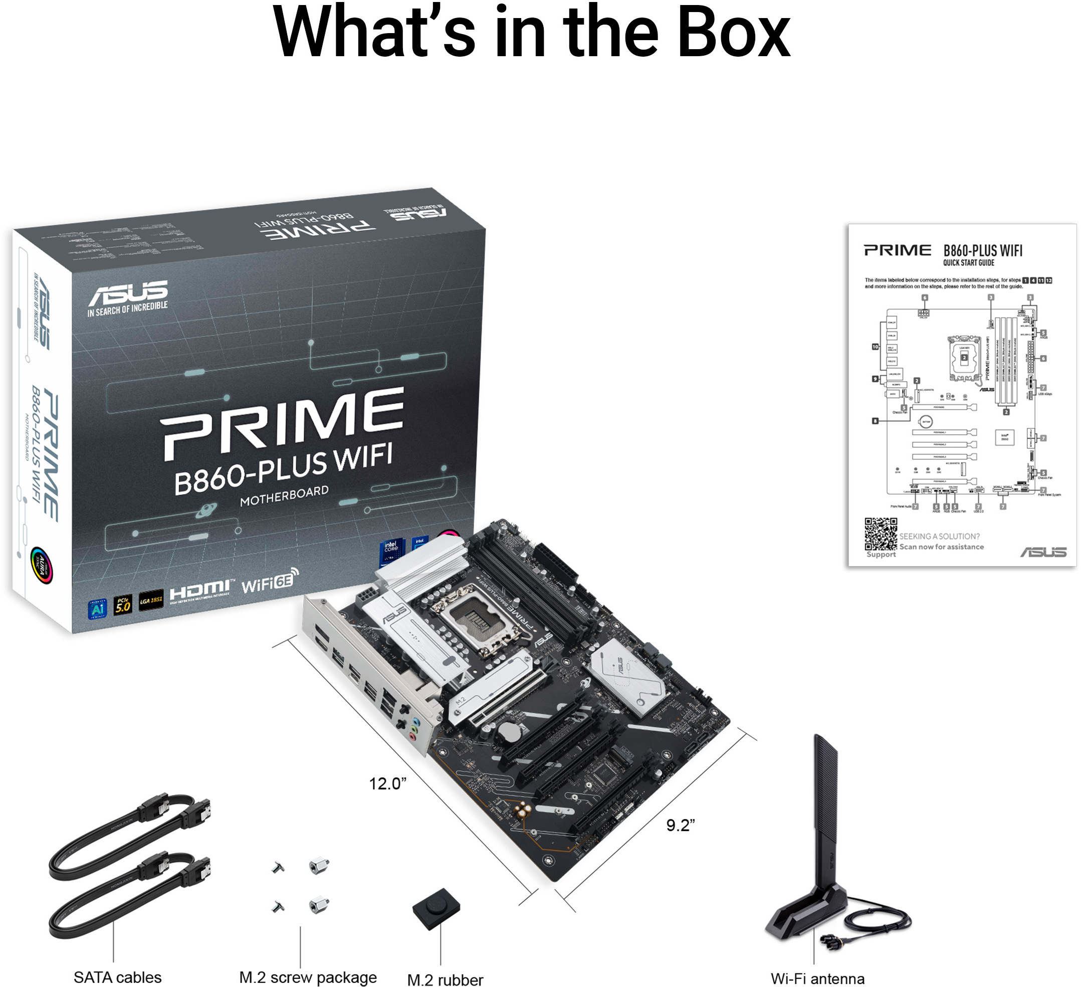 Asus - Placa Base Asus PRIME B860-PLUS WiFi