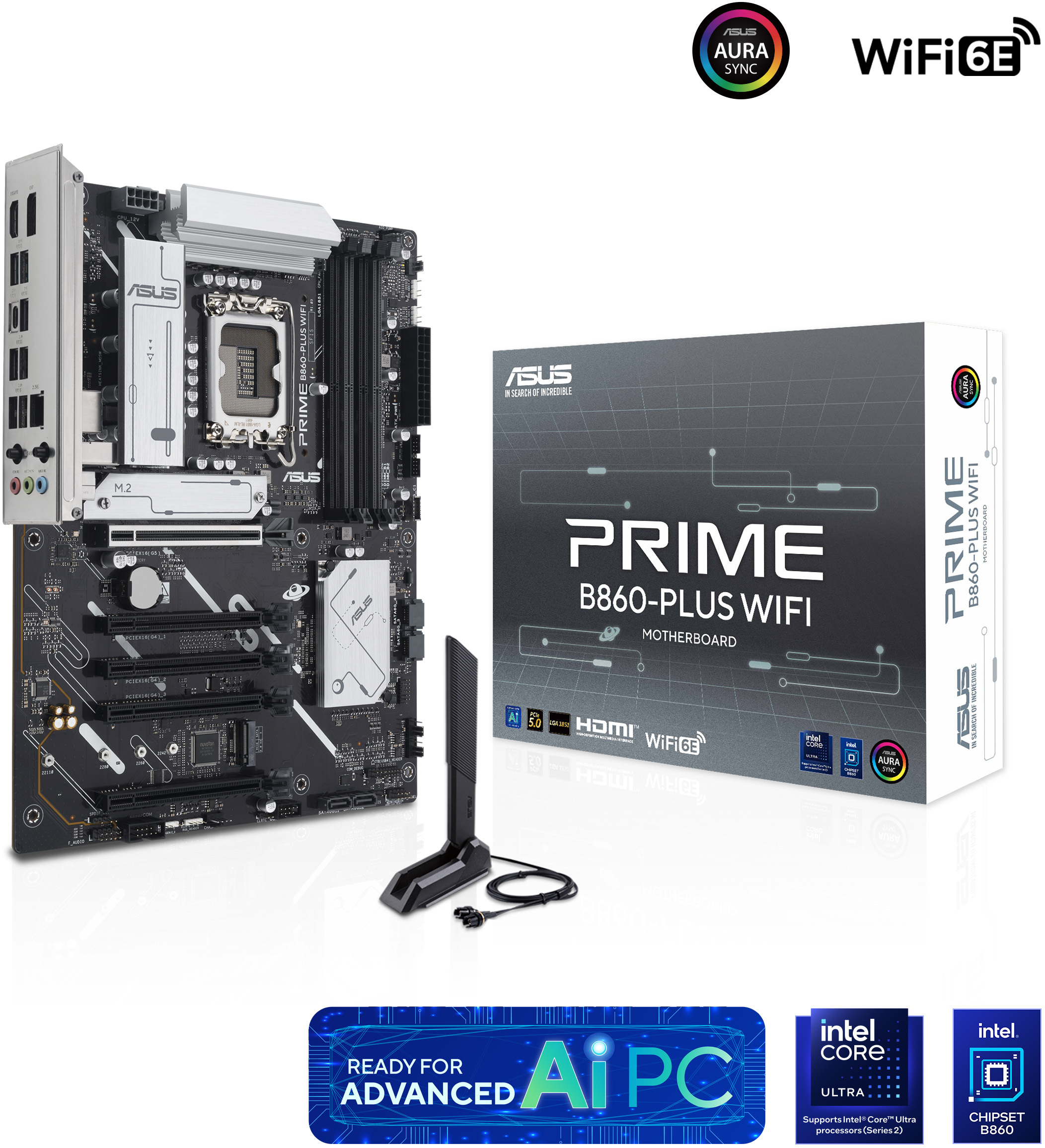 Asus - Placa Base Asus PRIME B860-PLUS WiFi