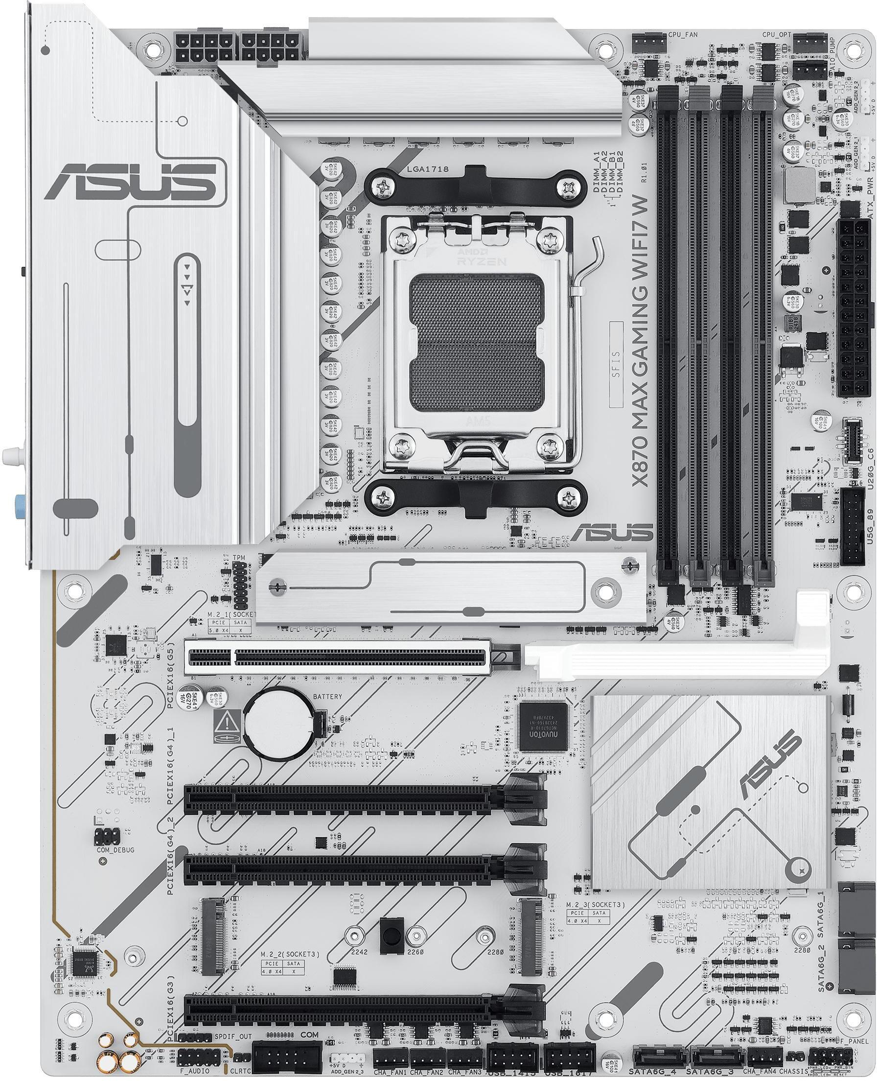 Placa Base Asus X870 MAX Gaming White WiFi