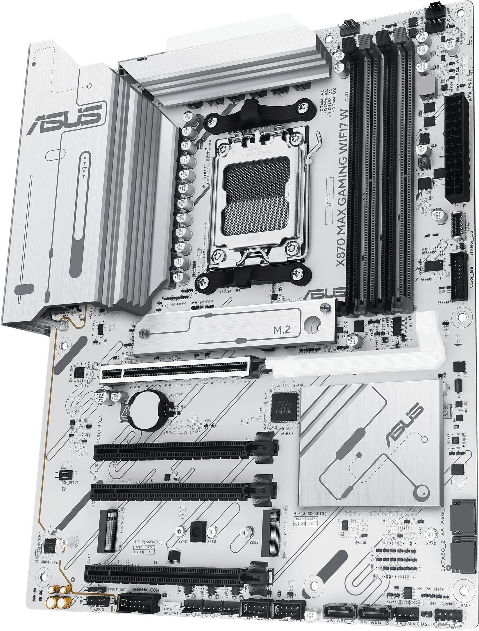 Asus - Placa Base Asus X870 MAX Gaming White WiFi