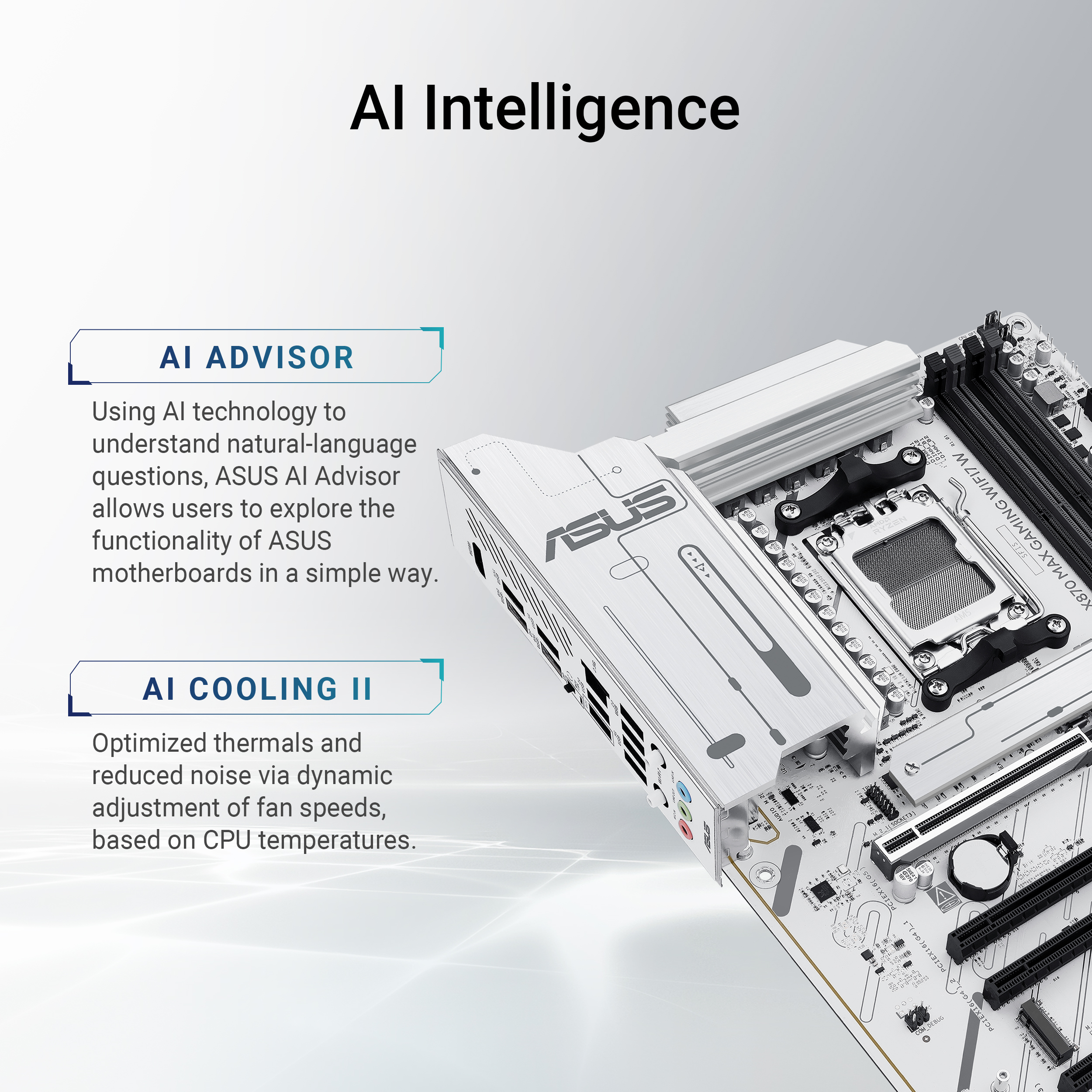 Asus - Placa Base Asus X870 MAX Gaming White WiFi