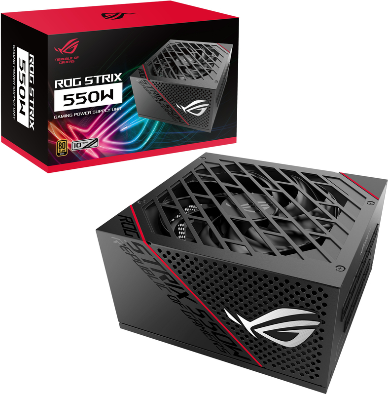 Asus - Fuente Alimentación Modular Asus ROG STRIX 550W 80+ Gold