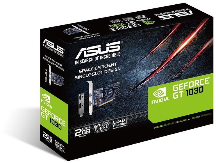 Asus - Tarjeta Gráfica Asus GeForce® GT 1030 LP 2GB GDDR5