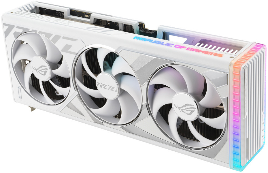 Asus - Tarjeta Gráfica Asus GeForce® RTX 4090 ROG Strix Gaming OC White 24GD6X DLSS3