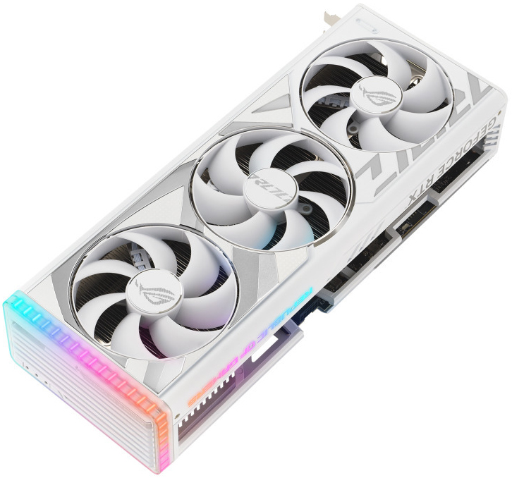 Asus - Tarjeta Gráfica Asus GeForce® RTX 4090 ROG Strix Gaming OC White 24GD6X DLSS3