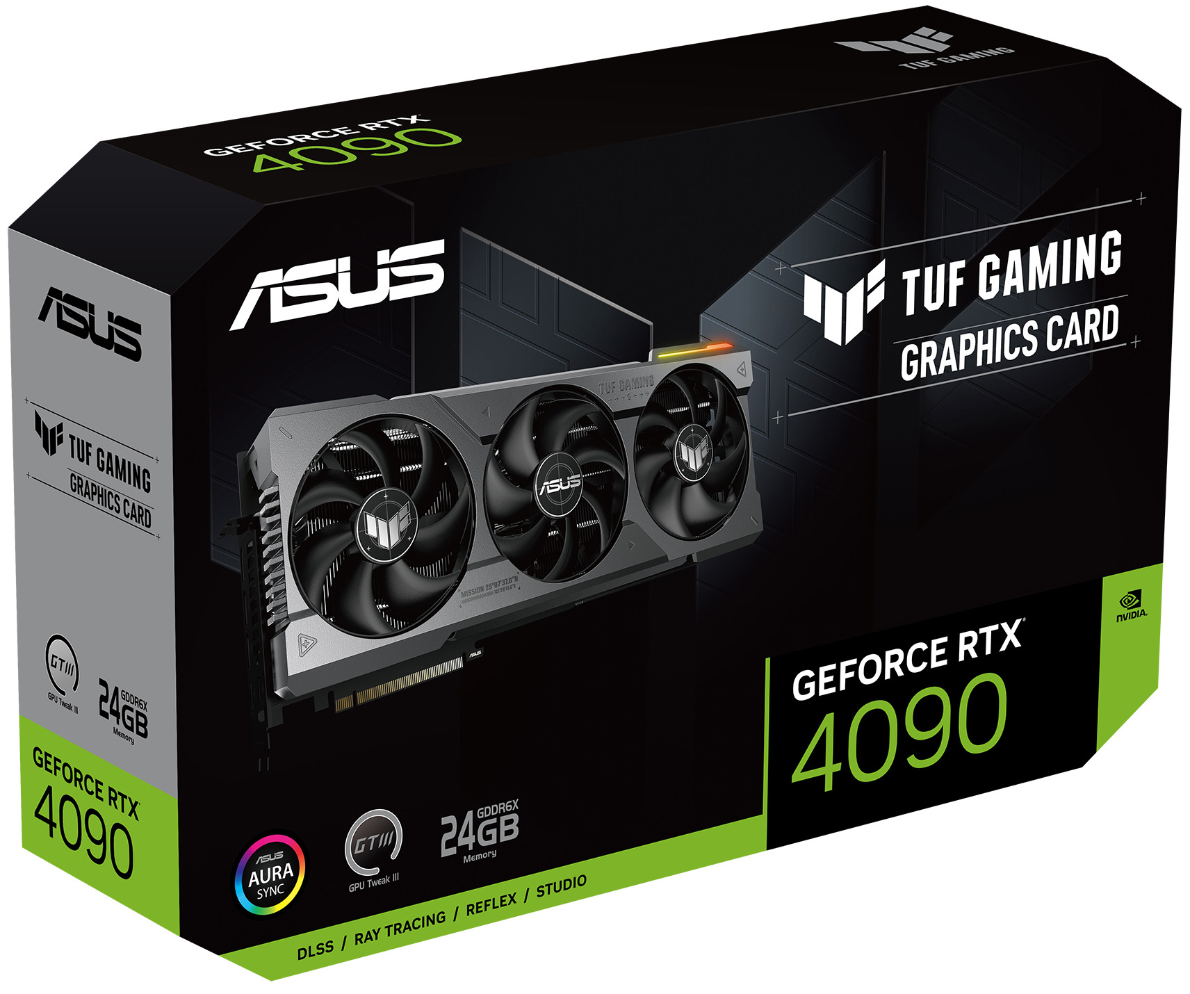 Asus - Tarjeta Gráfica Asus GeForce® RTX 4090 TUF Gaming 24GD6X DLSS3