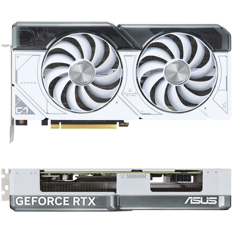 Asus - Tarjeta Gráfica Asus GeForce® RTX 4070 Dual OC White 12GB GDDR6X DLSS3