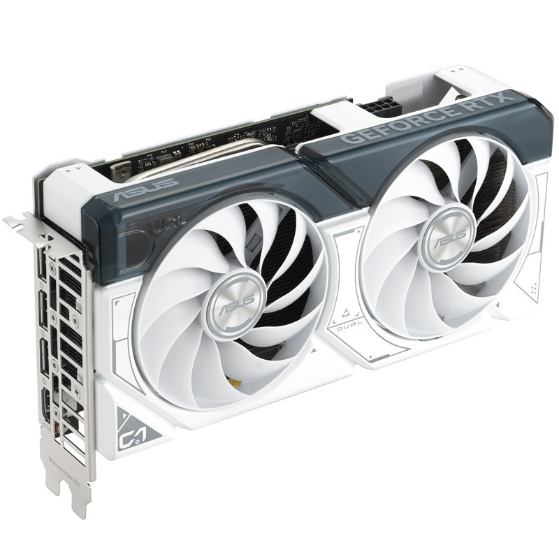 Asus - Tarjeta Gráfica Asus GeForce® RTX 4060 Dual OC White 8GB GDDR6 DLSS3