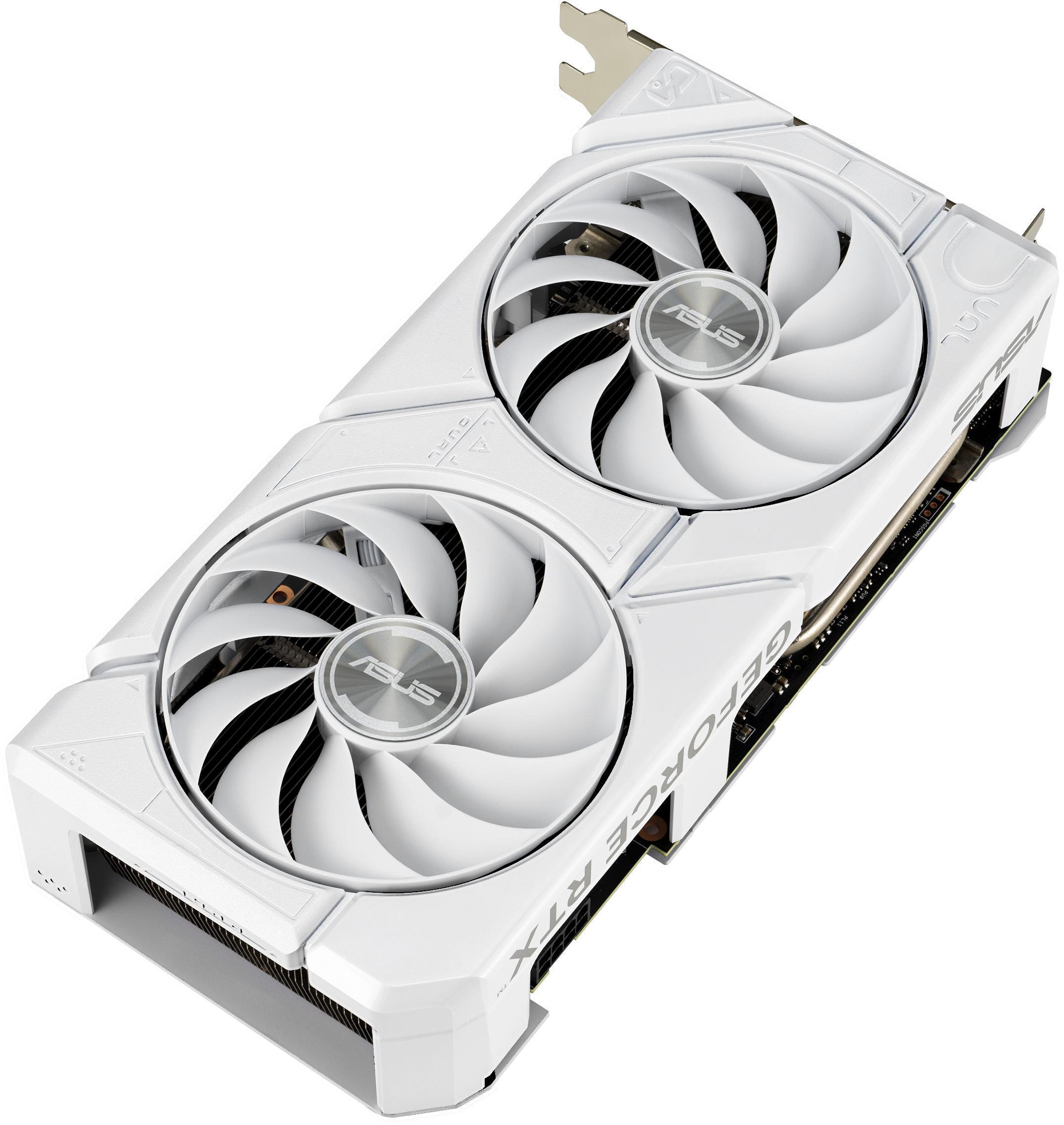 Asus - Tarjeta Gráfica Asus GeForce® RTX 4060 Dual Evo OC White 8GB GDDR6 DLSS3