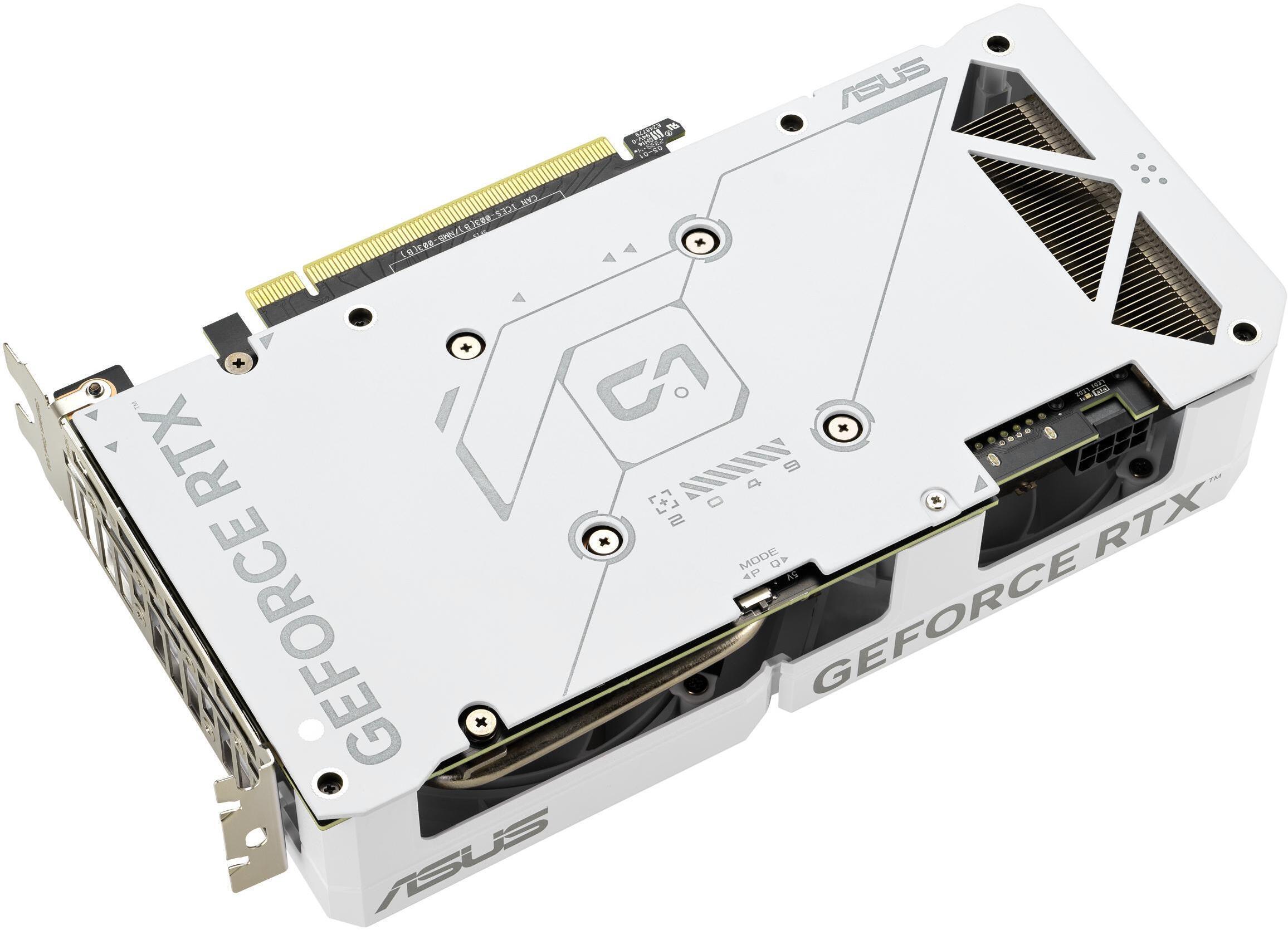 Asus - Tarjeta Gráfica Asus GeForce® RTX 4060 Dual Evo OC White 8GB GDDR6 DLSS3