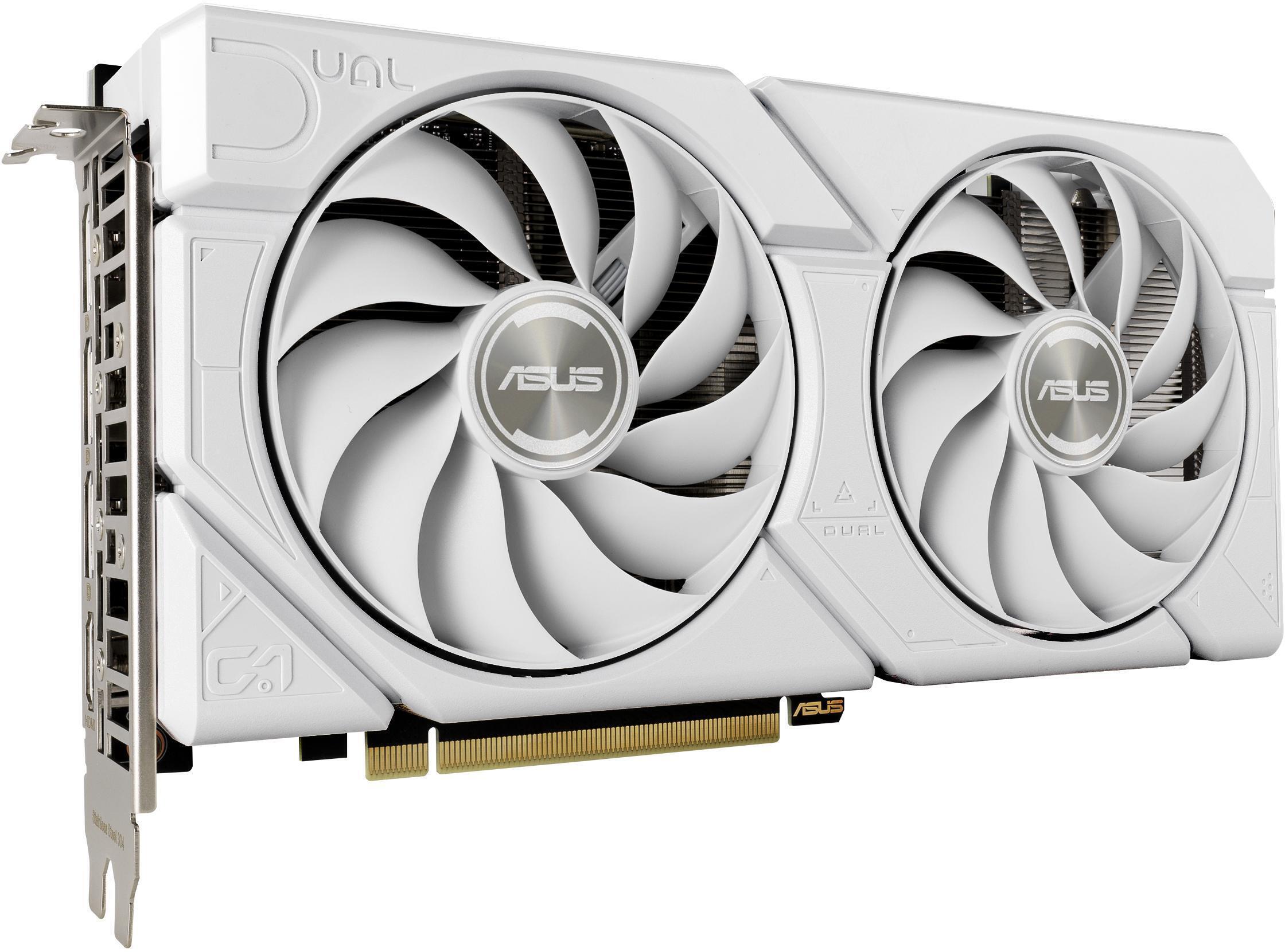 Asus - Tarjeta Gráfica Asus GeForce® RTX 4060 Dual Evo OC White 8GB GDDR6 DLSS3