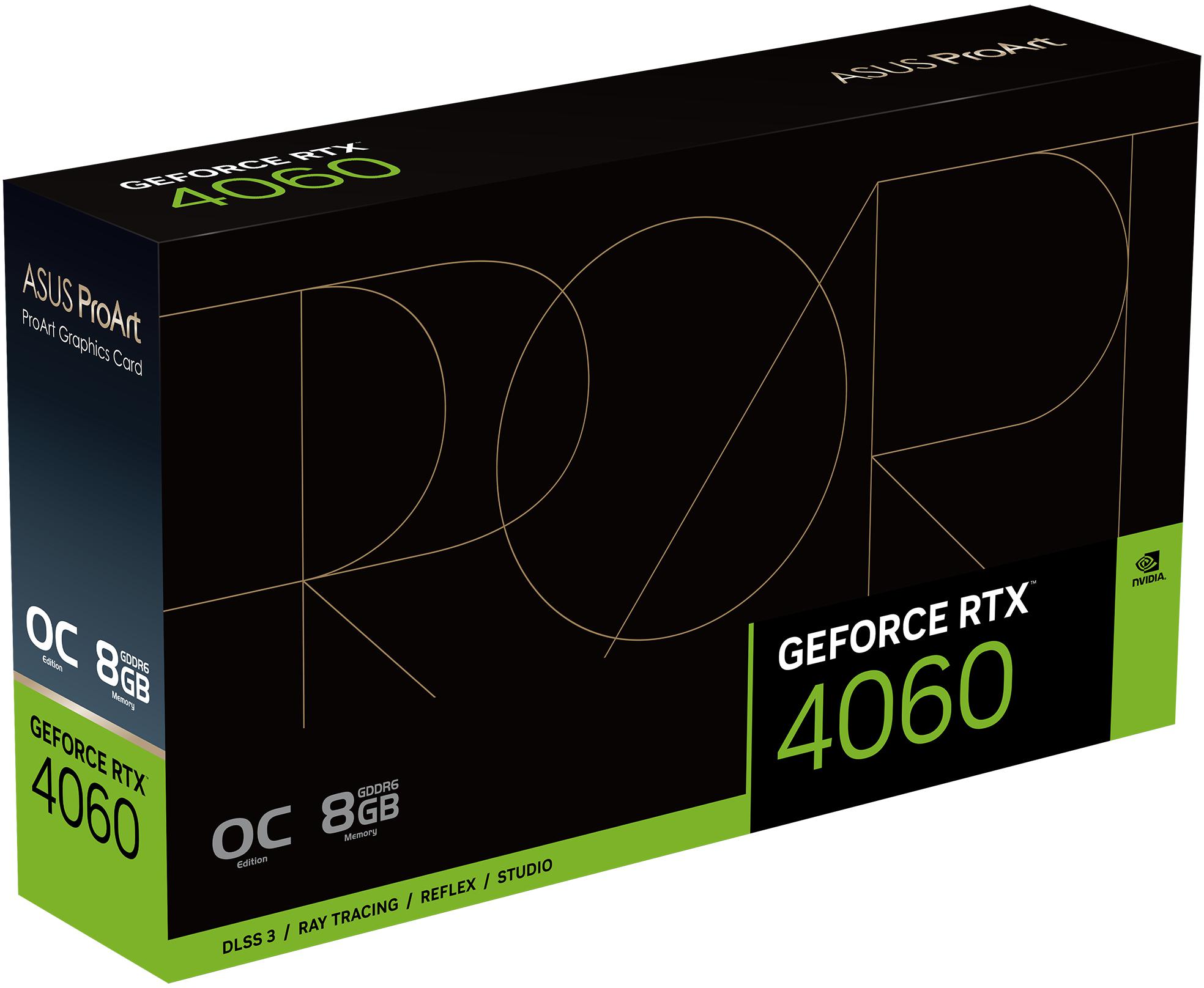 Asus - Tarjeta Gráfica Asus GeForce® RTX 4060 ProArt OC 8GB GDDR6 DLSS3