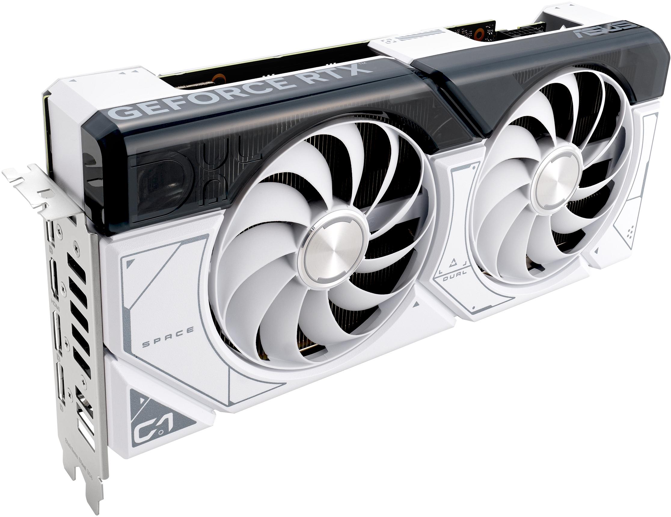 Asus - Tarjeta Gráfica Asus GeForce® RTX 4070 SUPER Dual OC White 12GB GDDR6X DLSS3