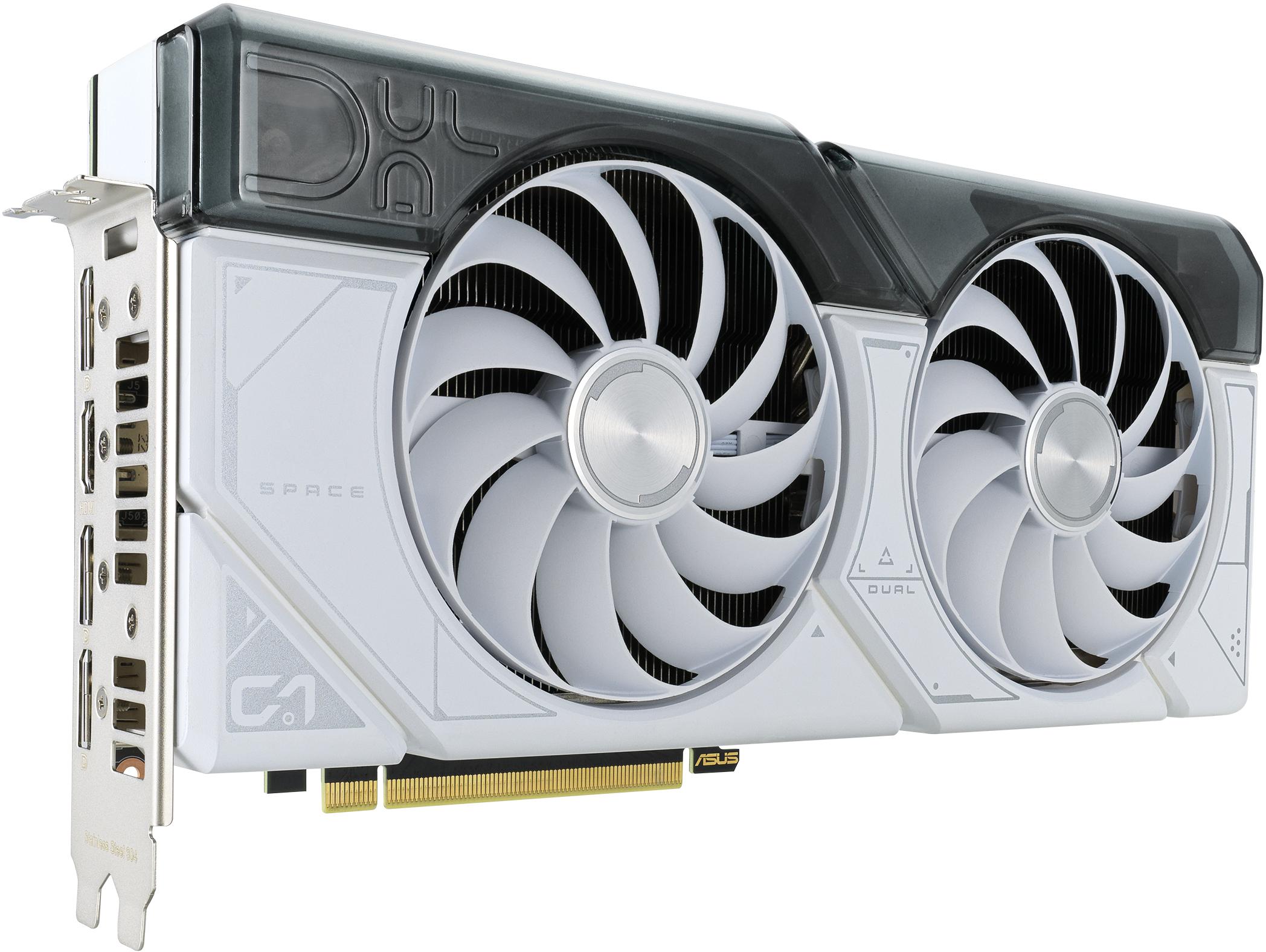 Asus - Tarjeta Gráfica Asus GeForce® RTX 4070 SUPER Dual OC White 12GB GDDR6X DLSS3