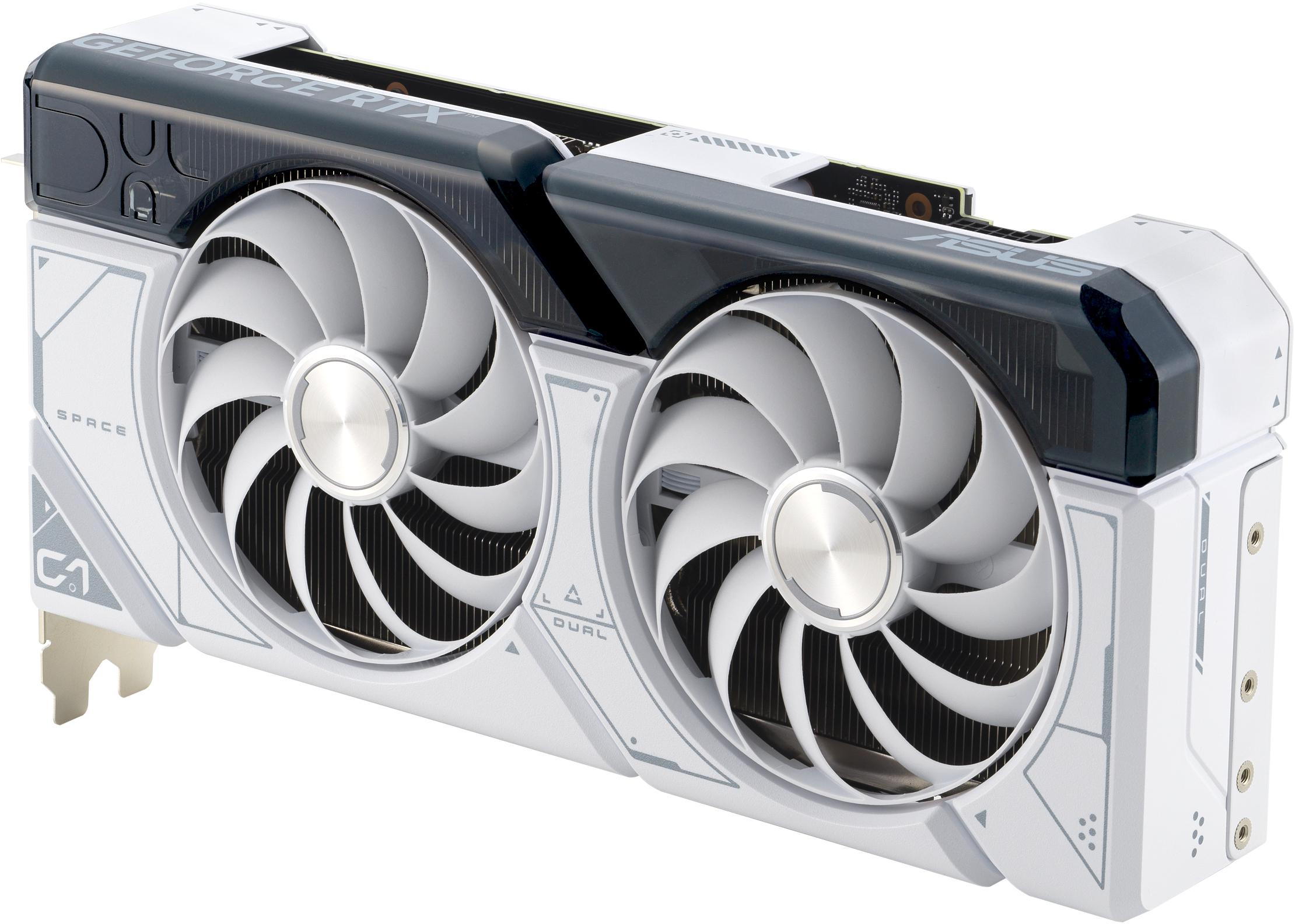 Asus - Tarjeta Gráfica Asus GeForce® RTX 4070 SUPER Dual OC White 12GB GDDR6X DLSS3