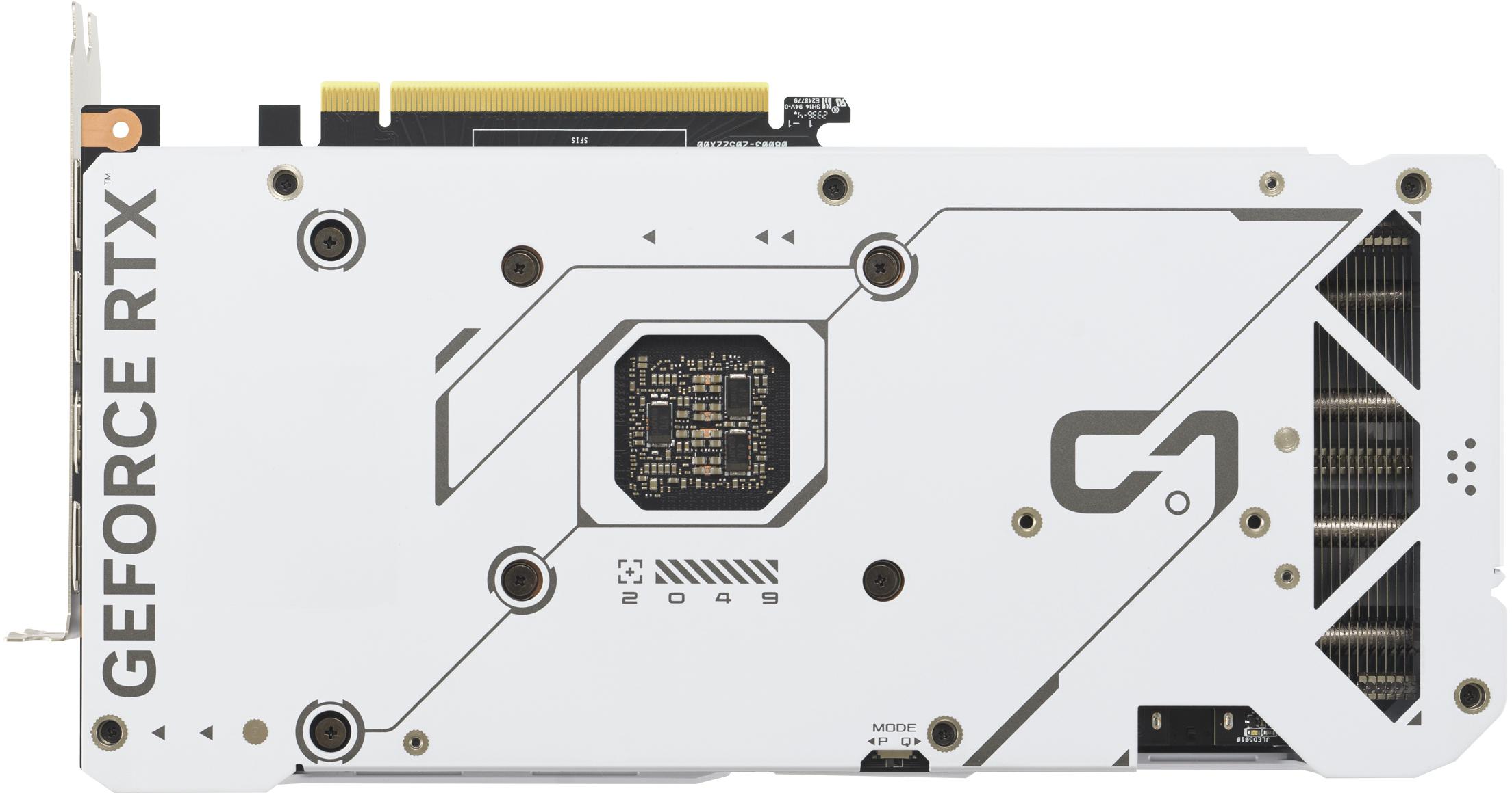 Asus - Tarjeta Gráfica Asus GeForce® RTX 4070 SUPER Dual OC White 12GB GDDR6X DLSS3