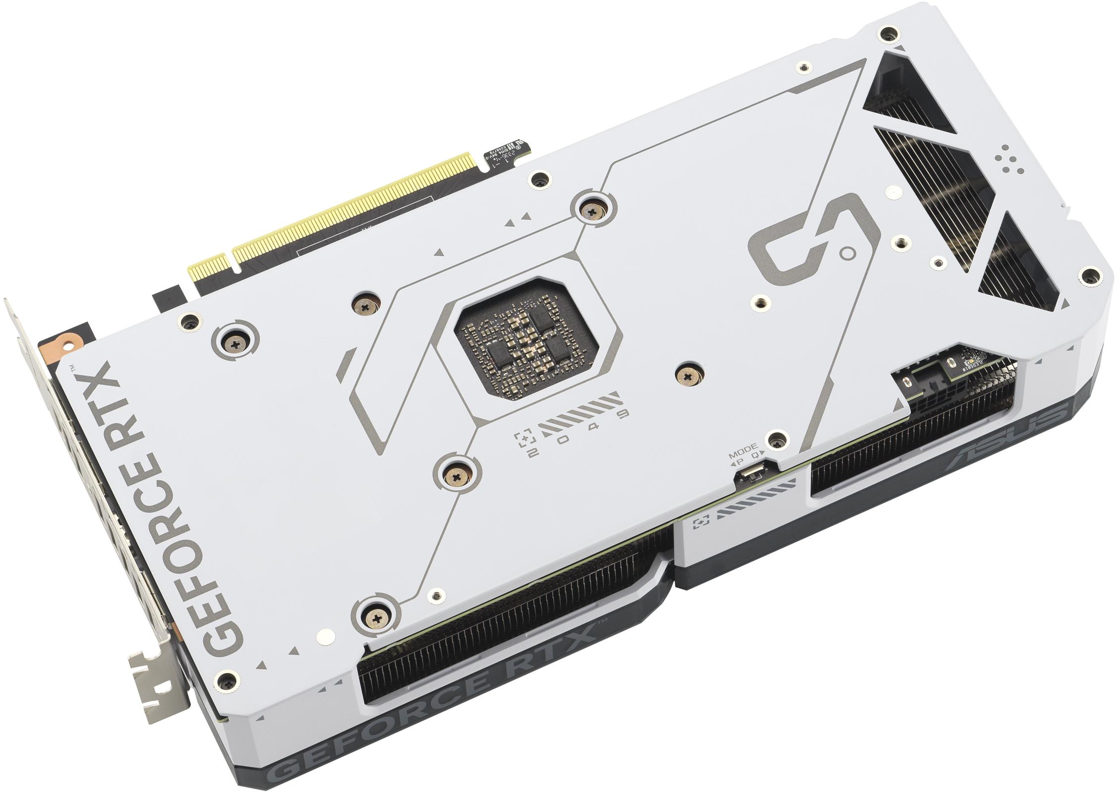 Asus - Tarjeta Gráfica Asus GeForce® RTX 4070 SUPER Dual OC White 12GB GDDR6X DLSS3