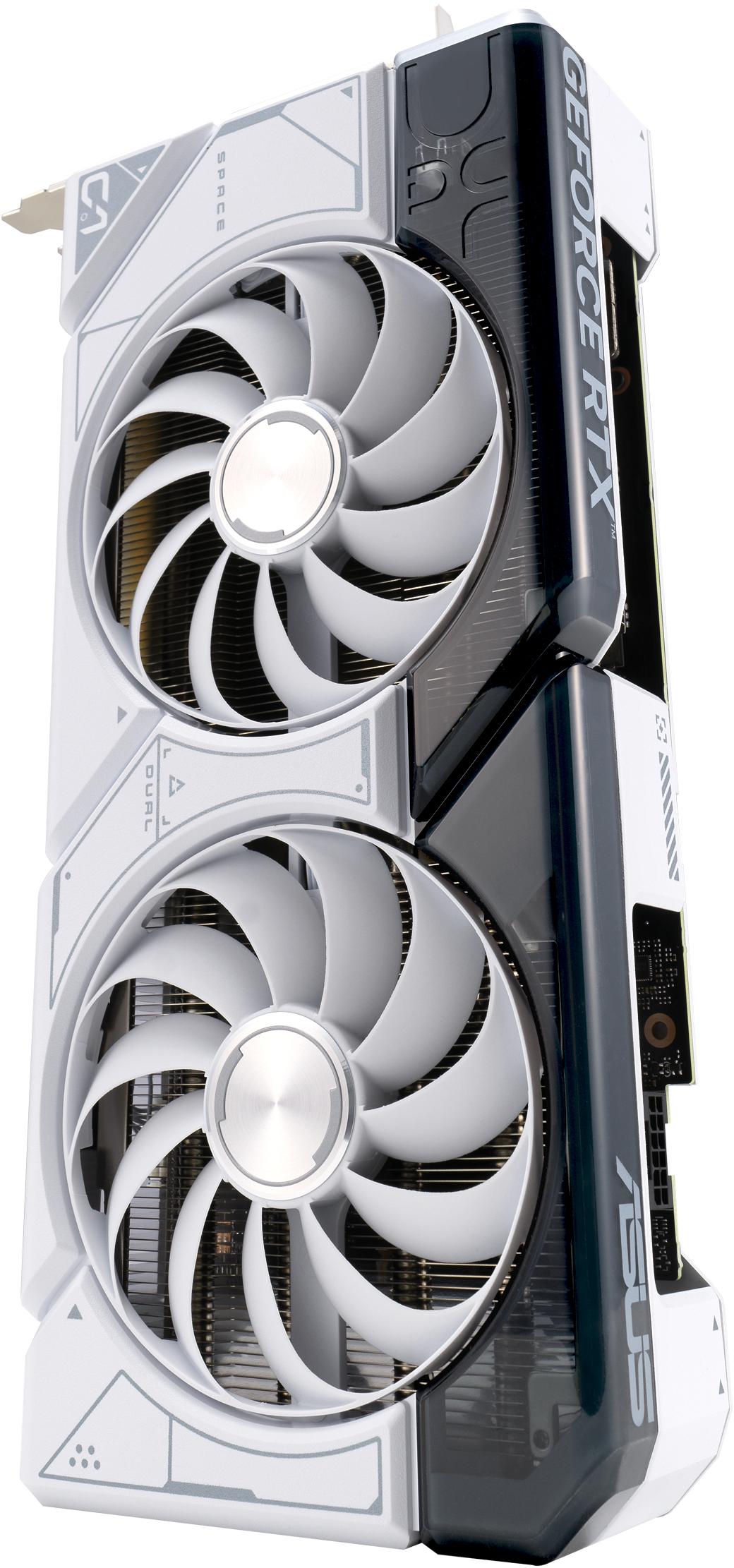 Asus - Tarjeta Gráfica Asus GeForce® RTX 4070 SUPER Dual OC White 12GB GDDR6X DLSS3