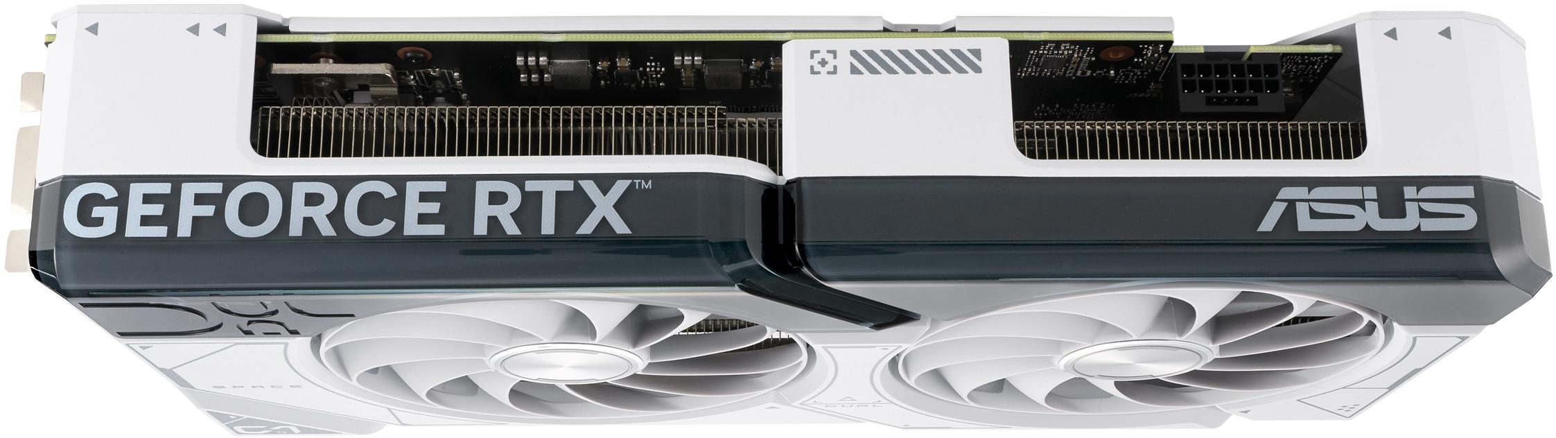Asus - Tarjeta Gráfica Asus GeForce® RTX 4070 SUPER Dual OC White 12GB GDDR6X DLSS3