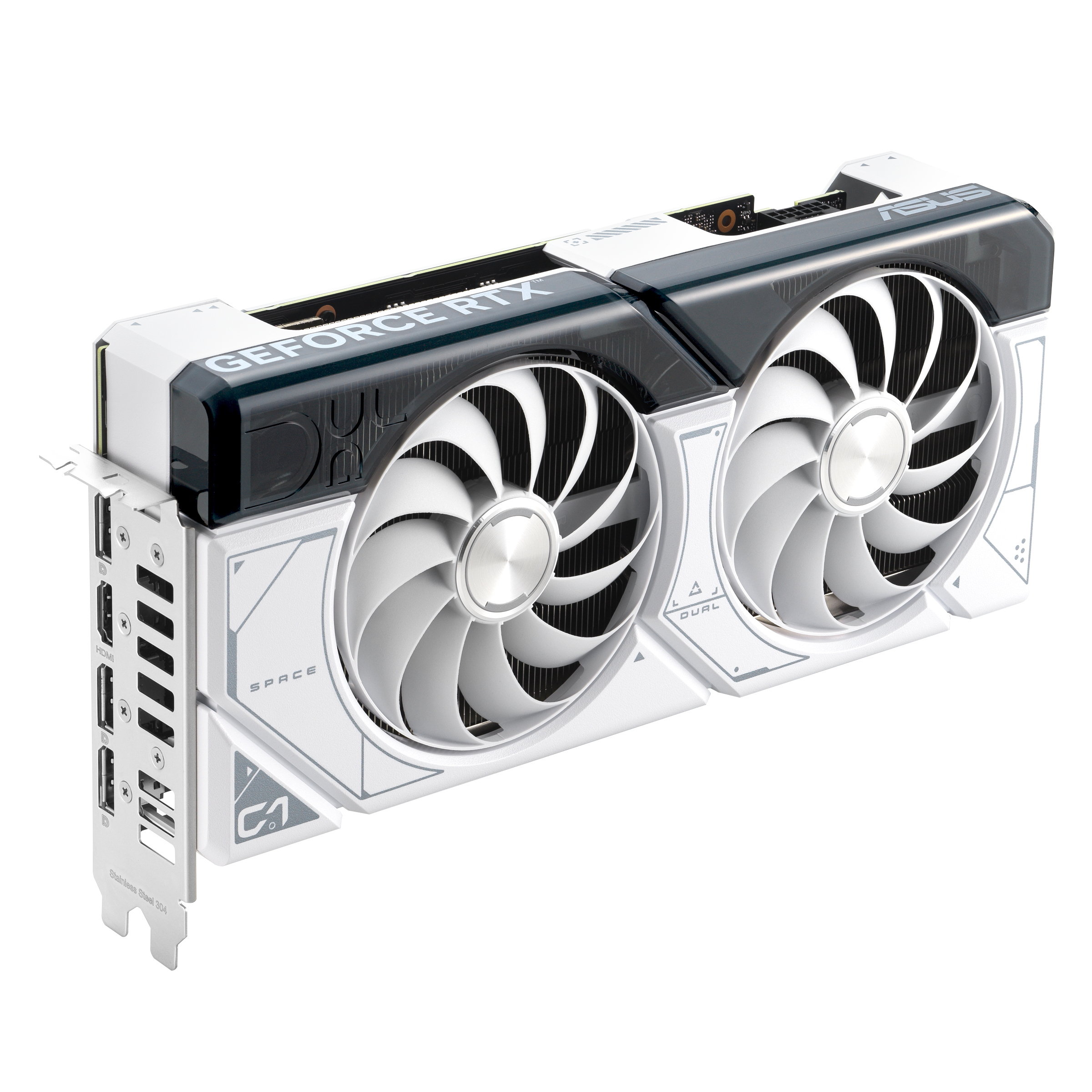 Asus - Tarjeta Gráfica Asus GeForce® RTX 4070 SUPER Dual White 12GB GDDR6X DLSS3