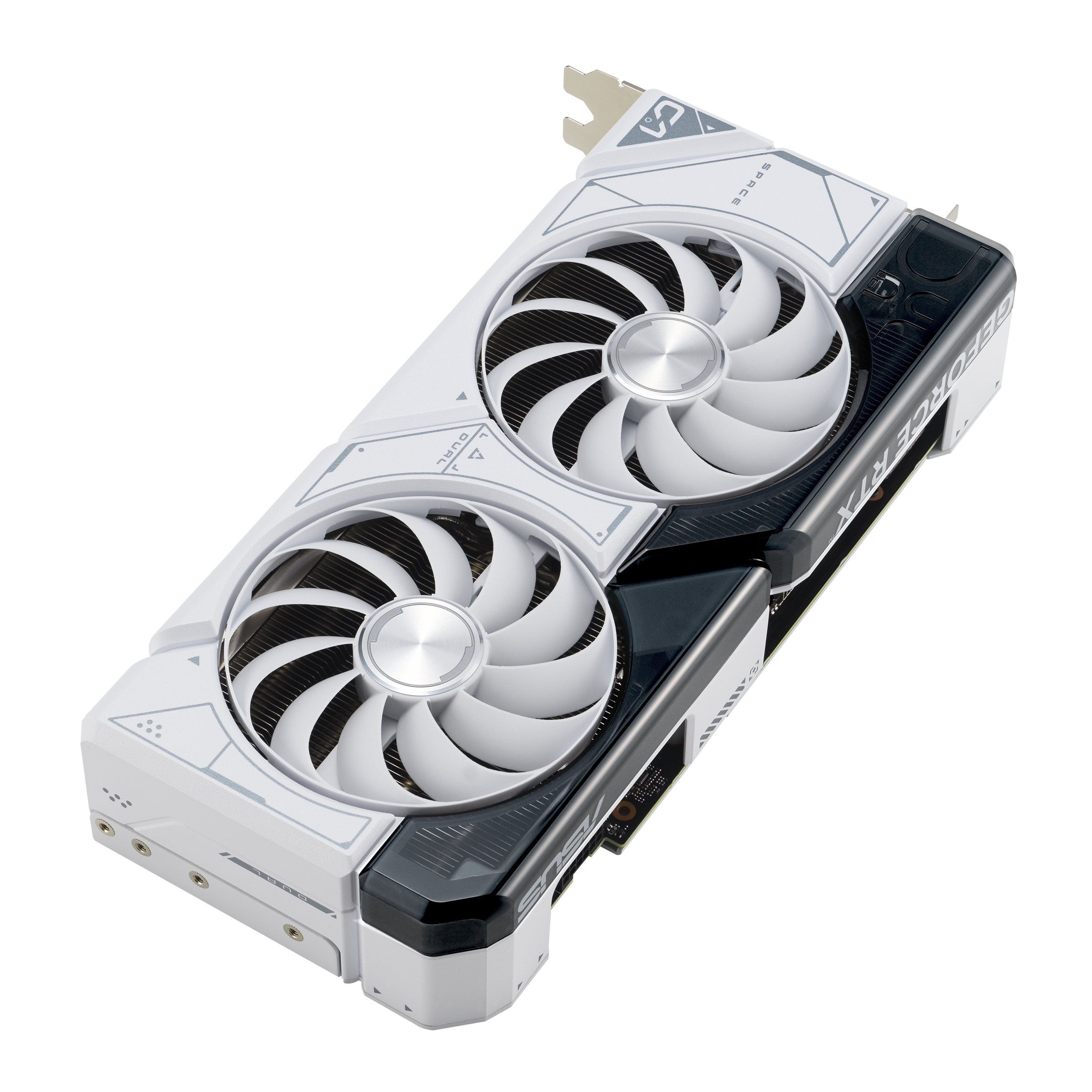 Asus - Tarjeta Gráfica Asus GeForce® RTX 4070 SUPER Dual White 12GB GDDR6X DLSS3