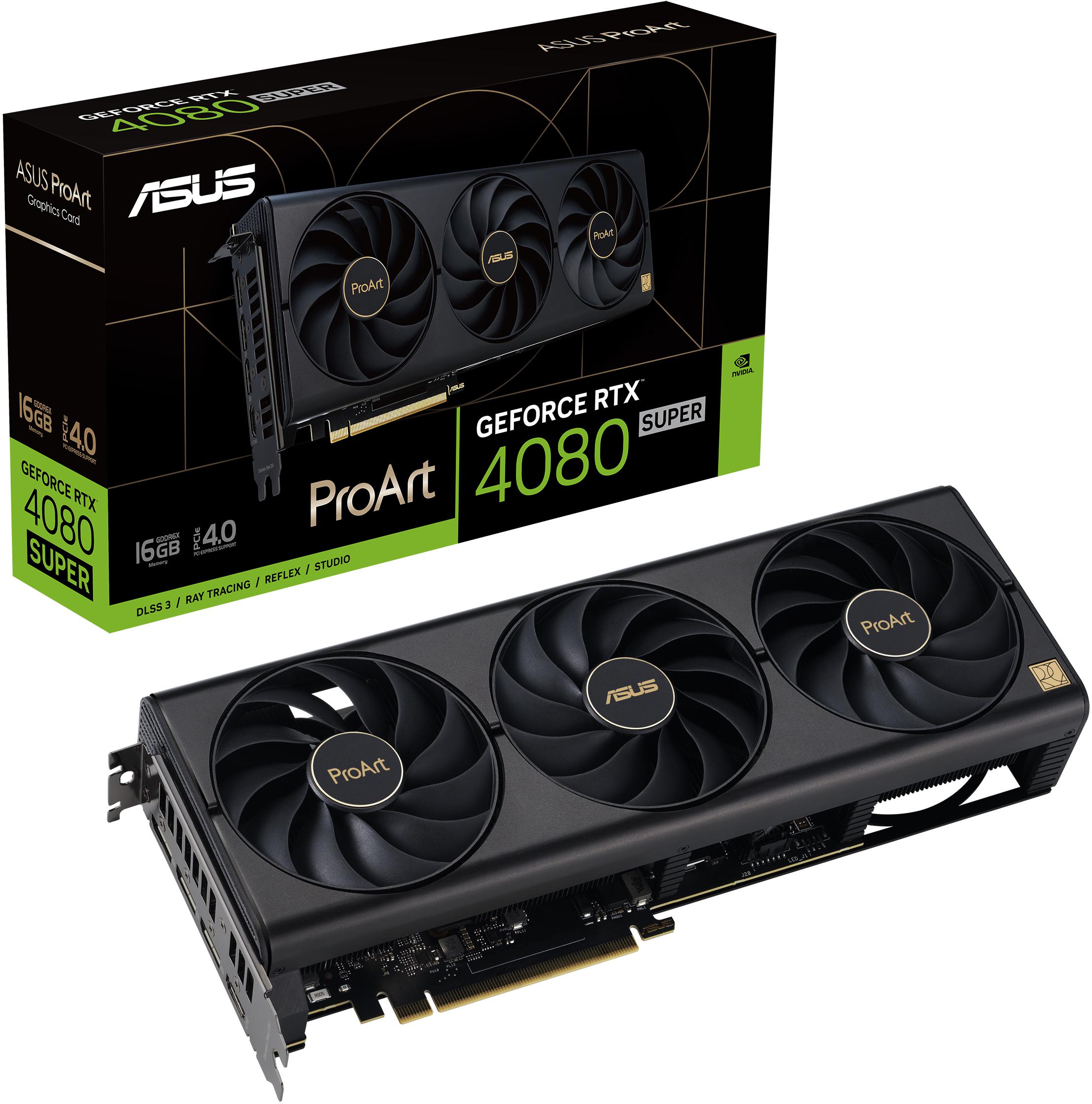 Asus - Tarjeta Gráfica Asus GeForce® RTX 4080 SUPER ProArt 16GB GDDR6X DLSS3