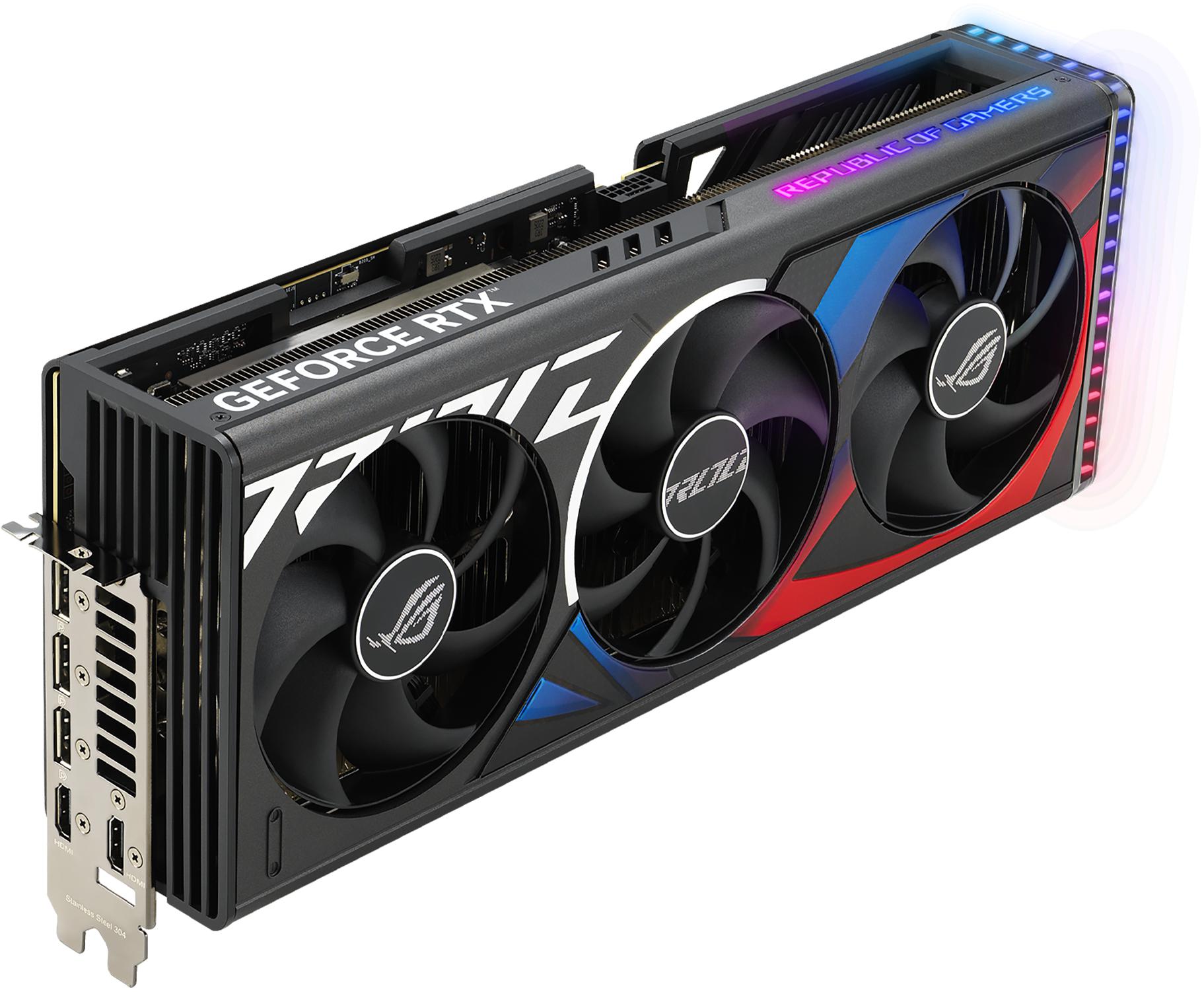 Asus - Tarjeta Gráfica Asus GeForce® RTX 4080 SUPER ROG Strix Gaming 16GB GDDR6X DLSS3