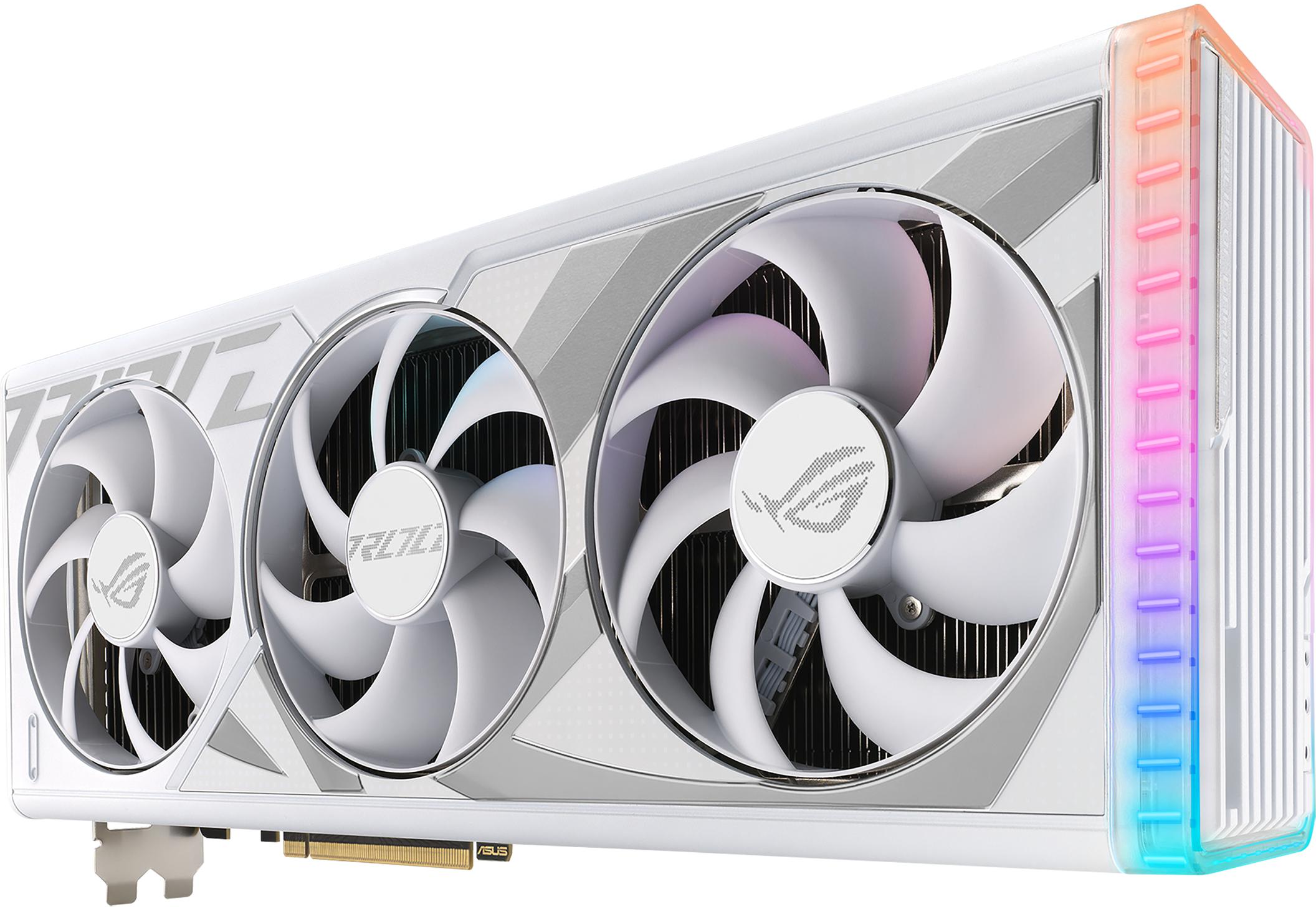 Asus - Tarjeta Gráfica Asus GeForce® RTX 4080 SUPER ROG Strix Gaming White 16GB GDDR6X DLSS3