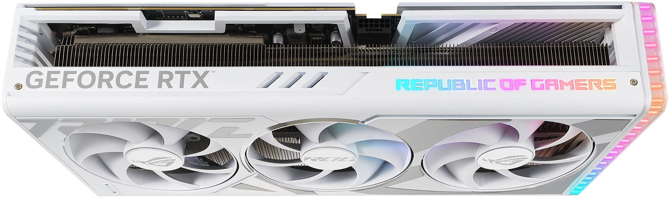 Asus - Tarjeta Gráfica Asus GeForce® RTX 4080 SUPER ROG Strix Gaming White 16GB GDDR6X DLSS3