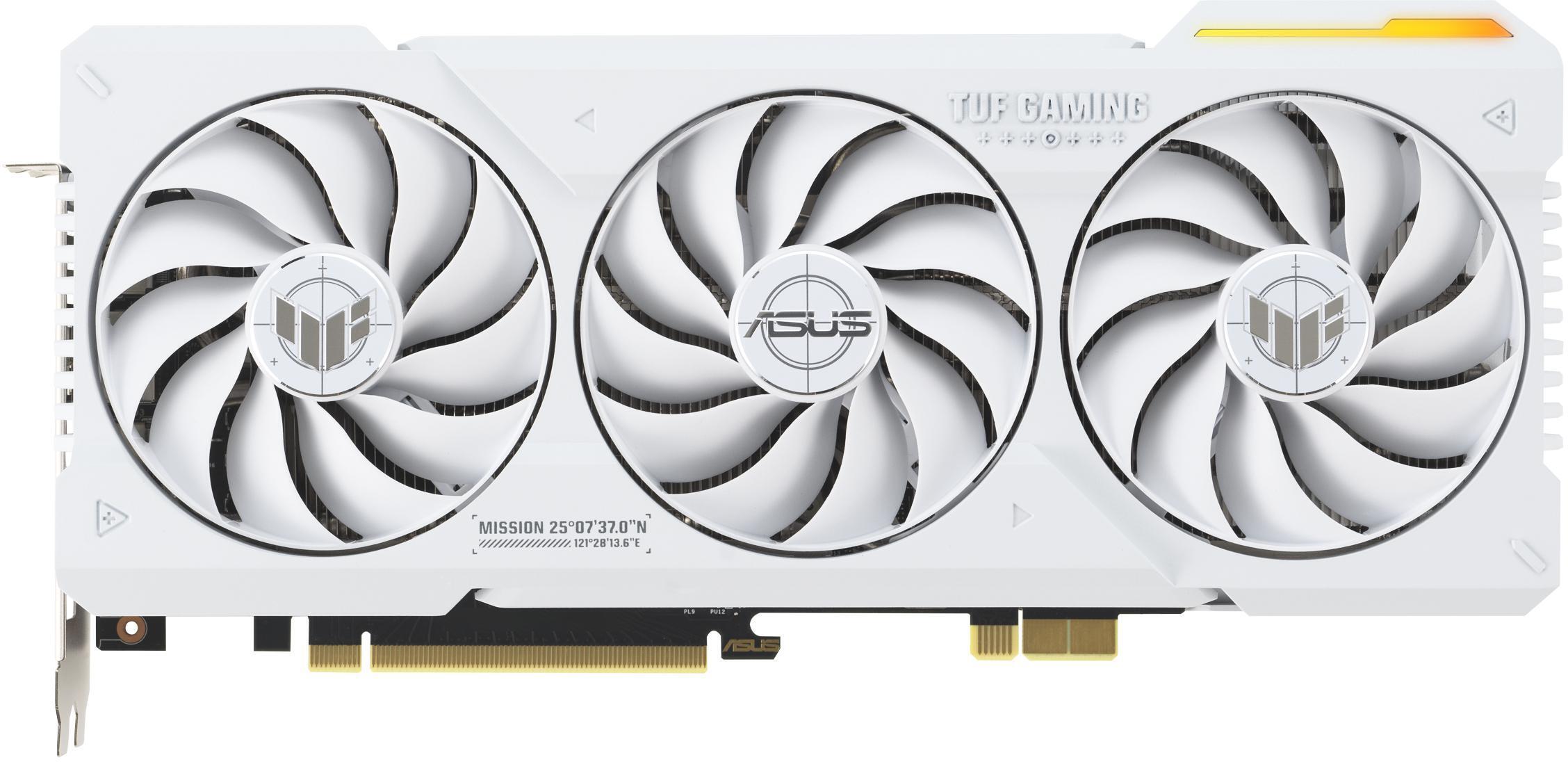 Asus - Tarjeta Gráfica Asus GeForce® RTX 4070 Ti SUPER TUF Gaming BTF OC White 16GB GDDR6X DLSS3