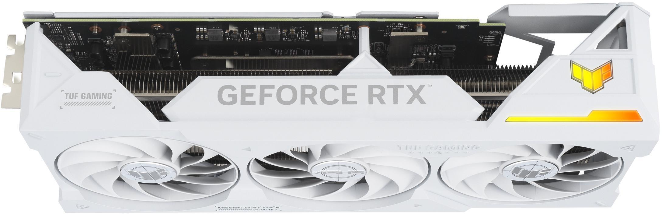 Asus - Tarjeta Gráfica Asus GeForce® RTX 4070 Ti SUPER TUF Gaming BTF OC White 16GB GDDR6X DLSS3