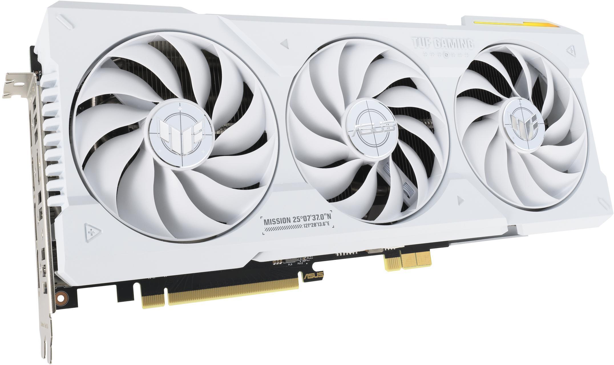 Asus - Tarjeta Gráfica Asus GeForce® RTX 4070 Ti SUPER TUF Gaming BTF OC White 16GB GDDR6X DLSS3