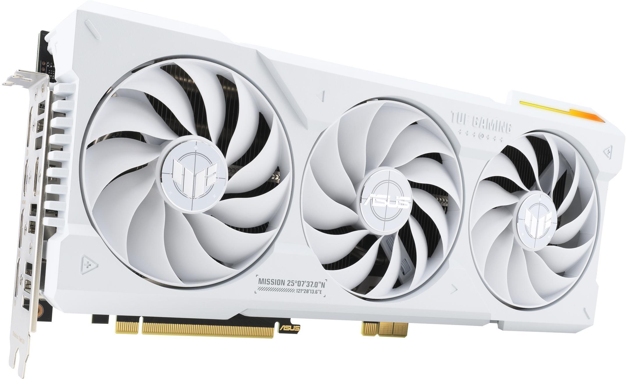 Asus - Tarjeta Gráfica Asus GeForce® RTX 4070 Ti SUPER TUF Gaming BTF OC White 16GB GDDR6X DLSS3