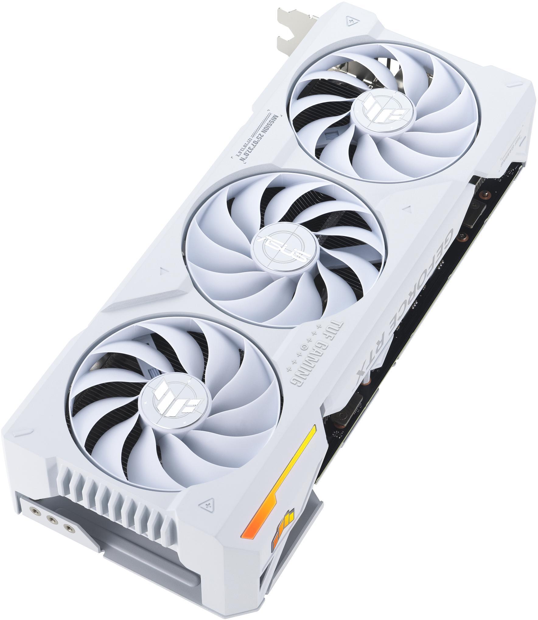 Asus - Tarjeta Gráfica Asus GeForce® RTX 4070 Ti SUPER TUF Gaming BTF OC White 16GB GDDR6X DLSS3