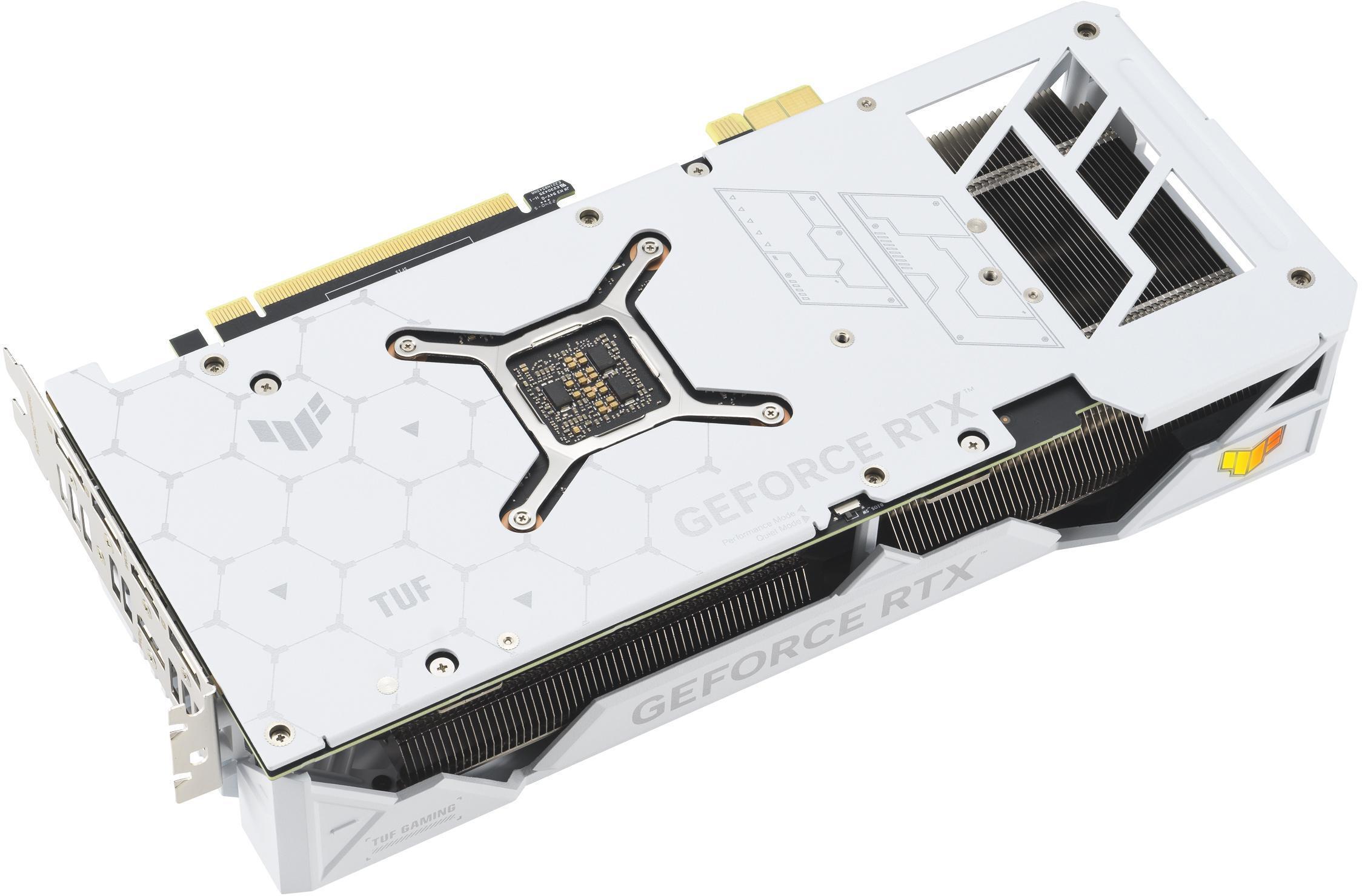 Asus - Tarjeta Gráfica Asus GeForce® RTX 4070 Ti SUPER TUF Gaming BTF OC White 16GB GDDR6X DLSS3