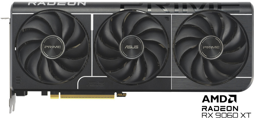 Asus - Tarjeta Gráfica Asus Radeon RX 9060 XT Prime OC 16GB GDDR6
