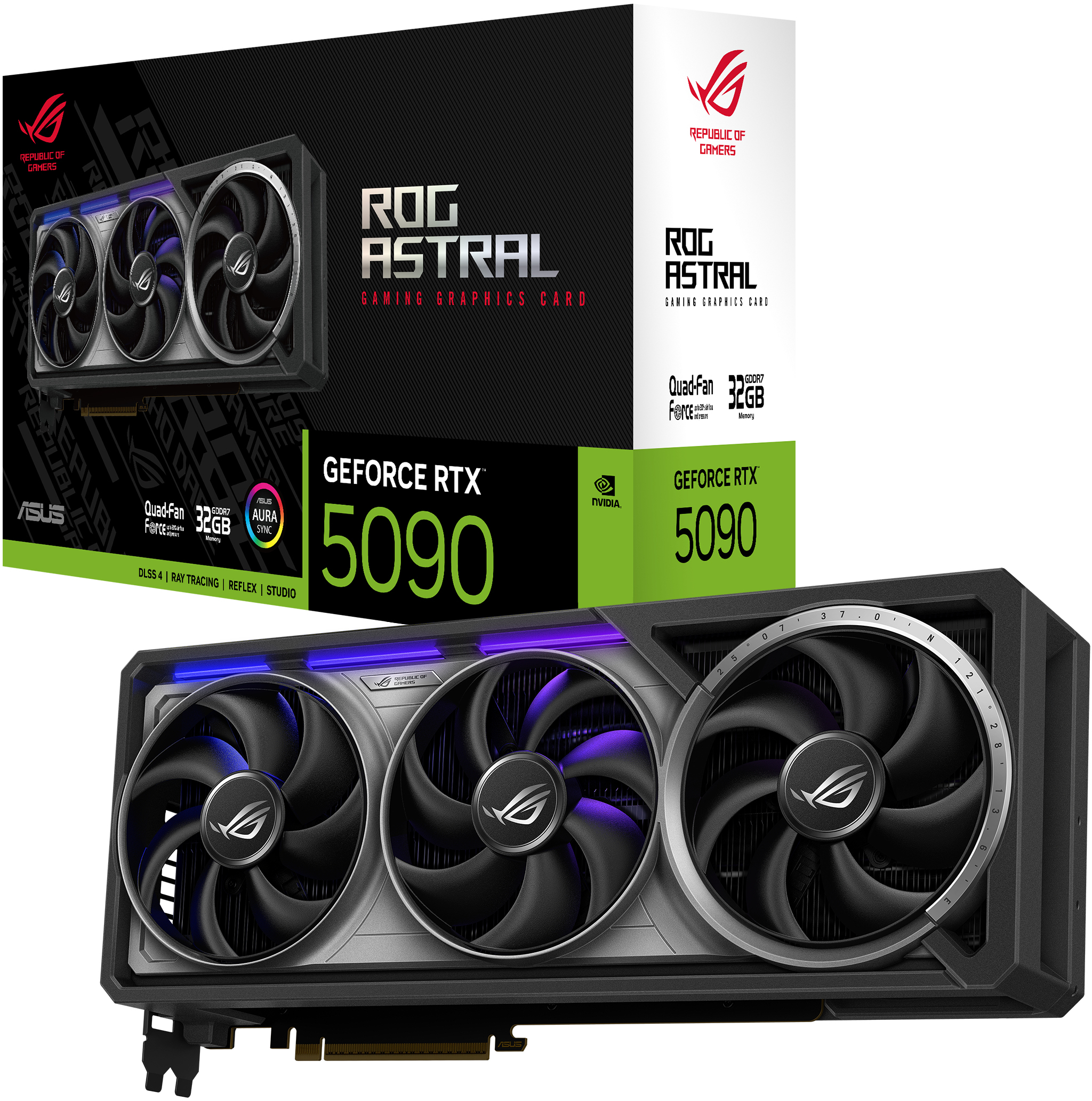 Asus - Tarjeta Gráfica Asus GeForce® RTX 5090 ROG Strix Astral 32GB GDDR7 DLSS4